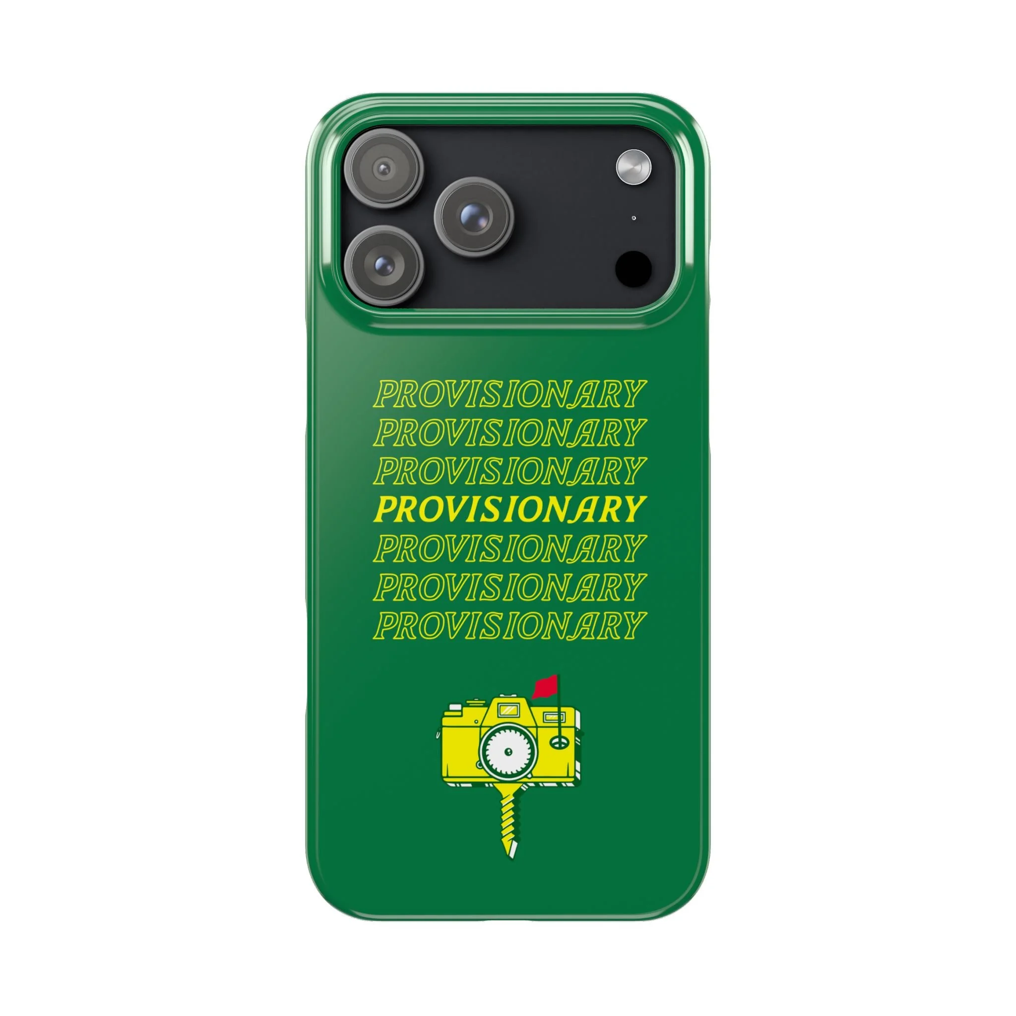 PROVISIONARY iPhone Case (Green)