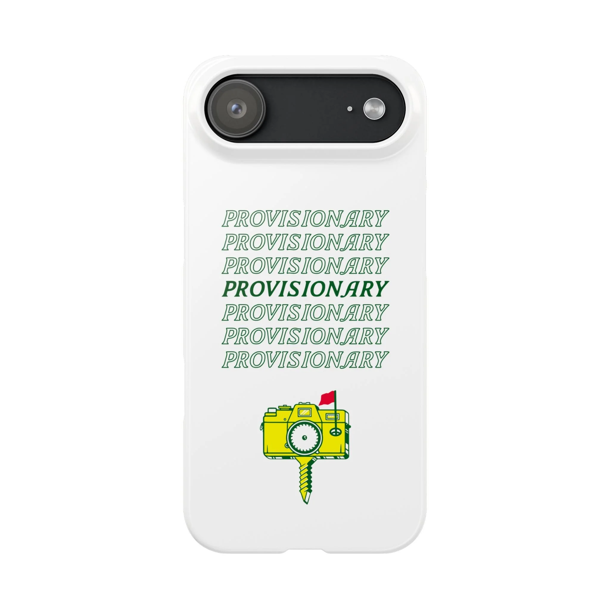 PROVISIONARY iPhone Case (White)