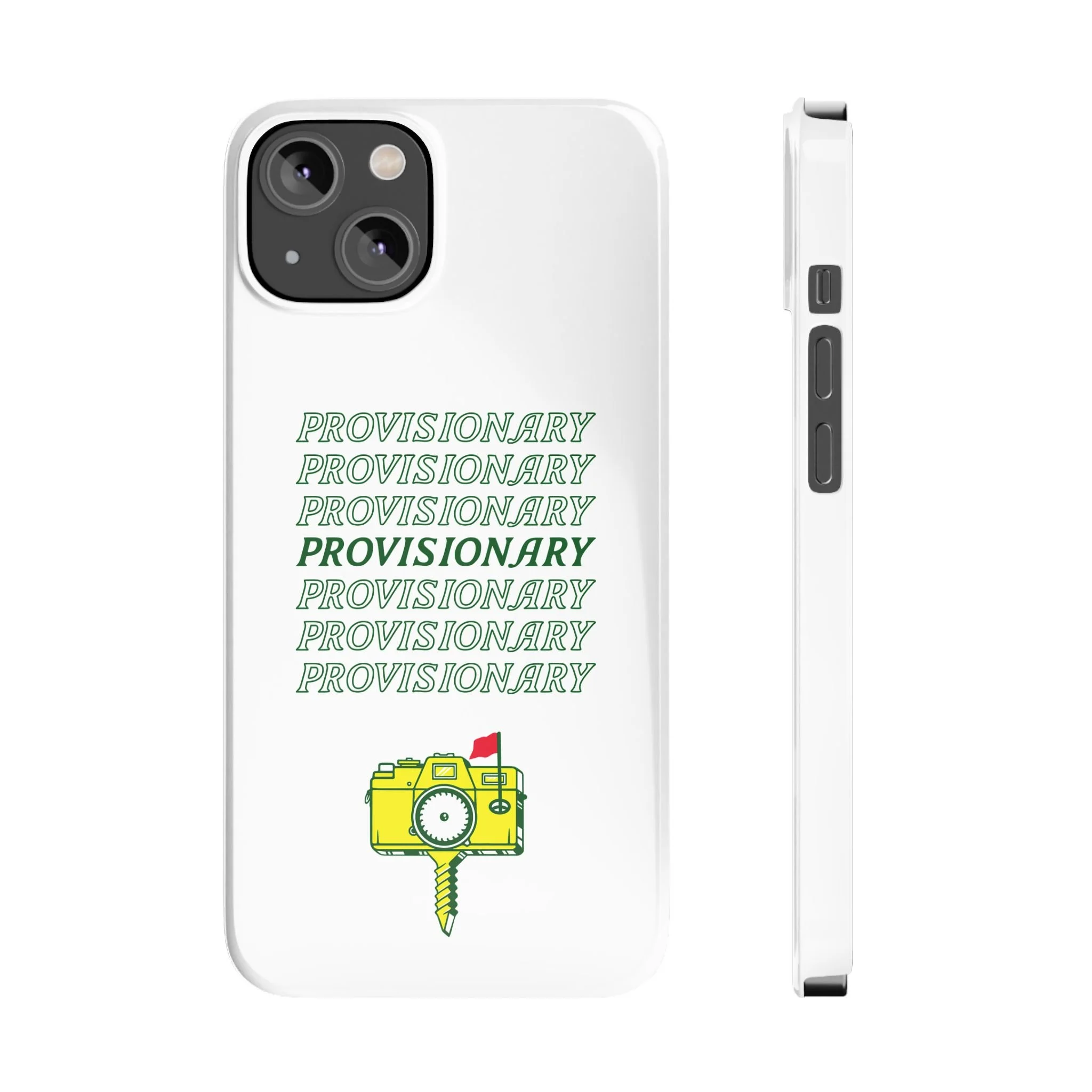 PROVISIONARY iPhone Case (White)