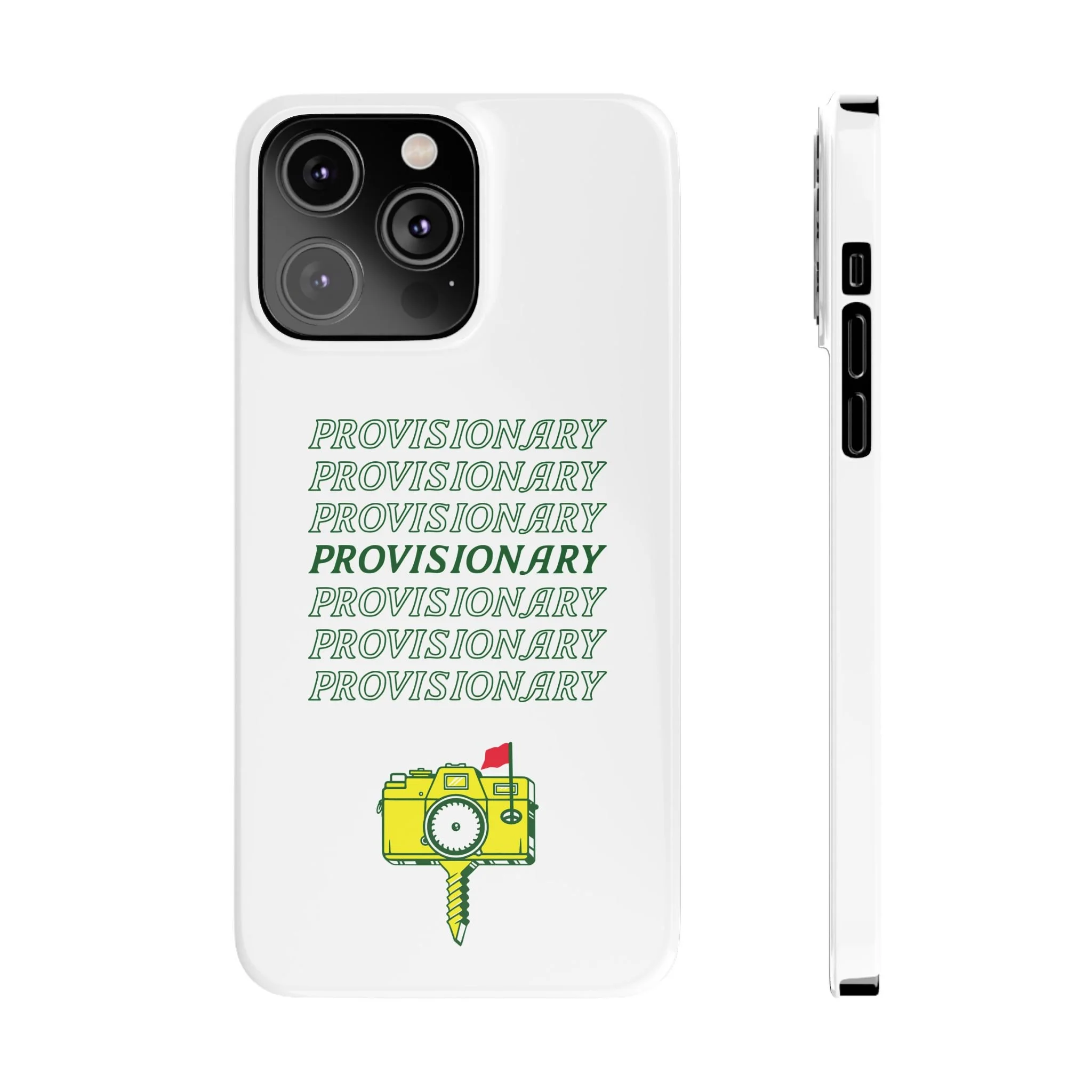 PROVISIONARY iPhone Case (White)