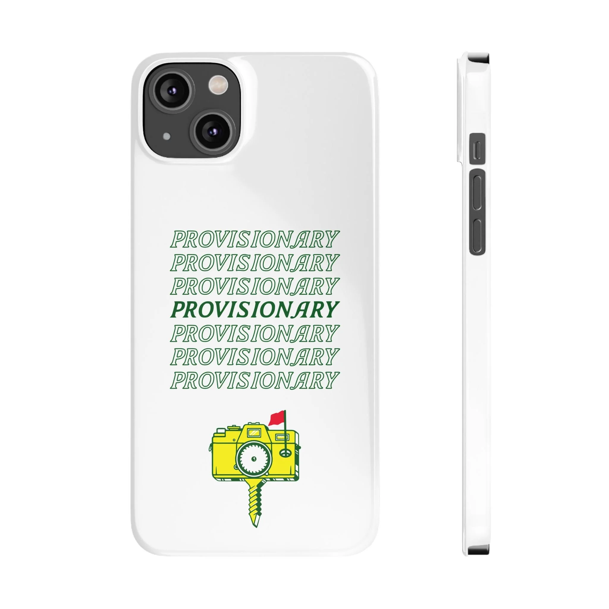 PROVISIONARY iPhone Case (White)
