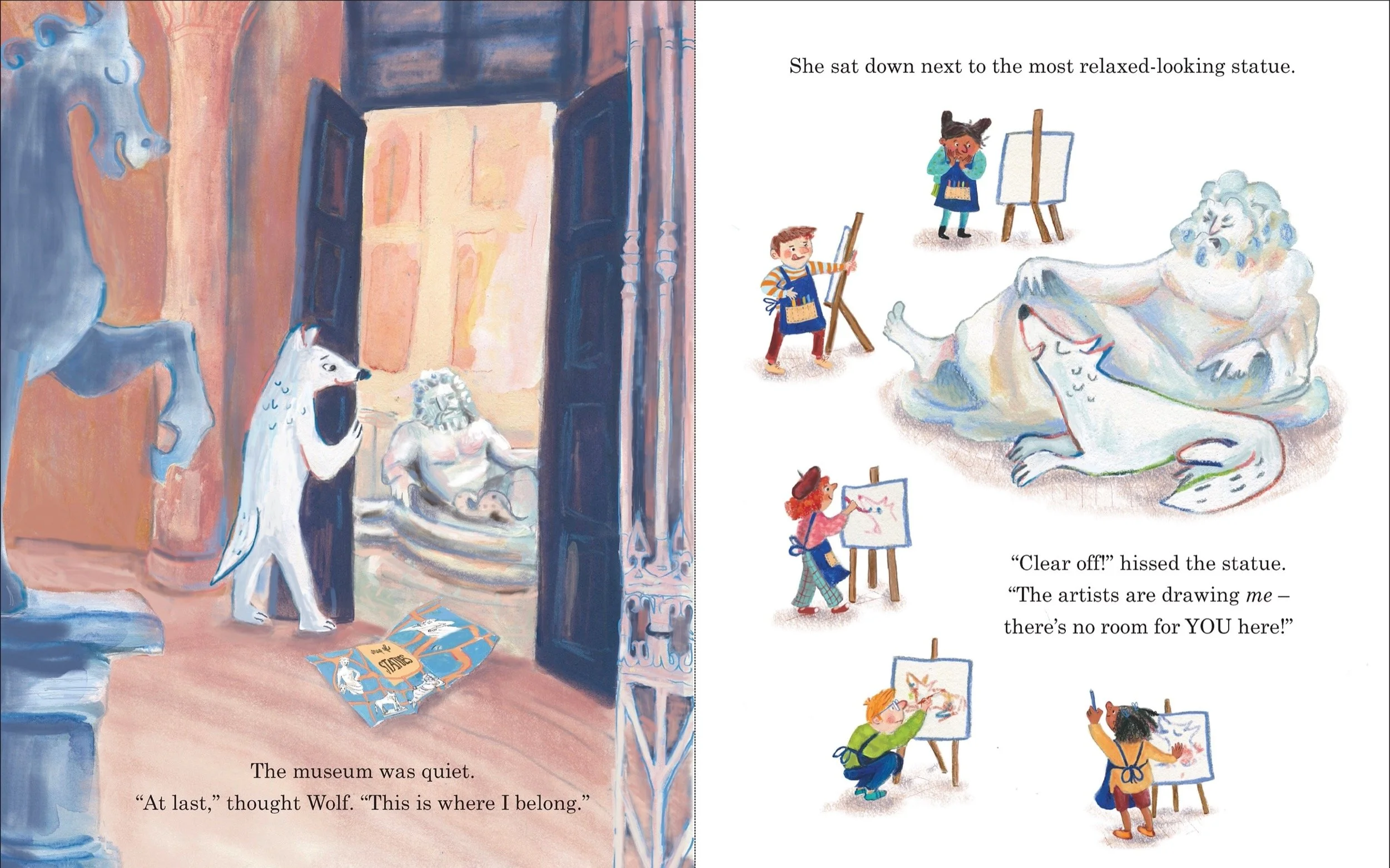 Wolf in the City — Rachel Tilda Wolf Illustration