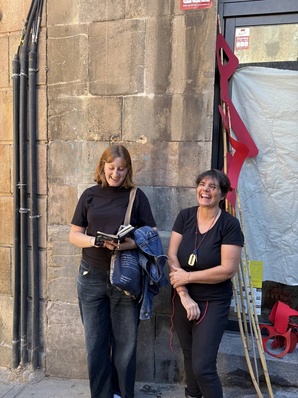 MAAH student Olivia Macleod and artist and educator Marta Darter