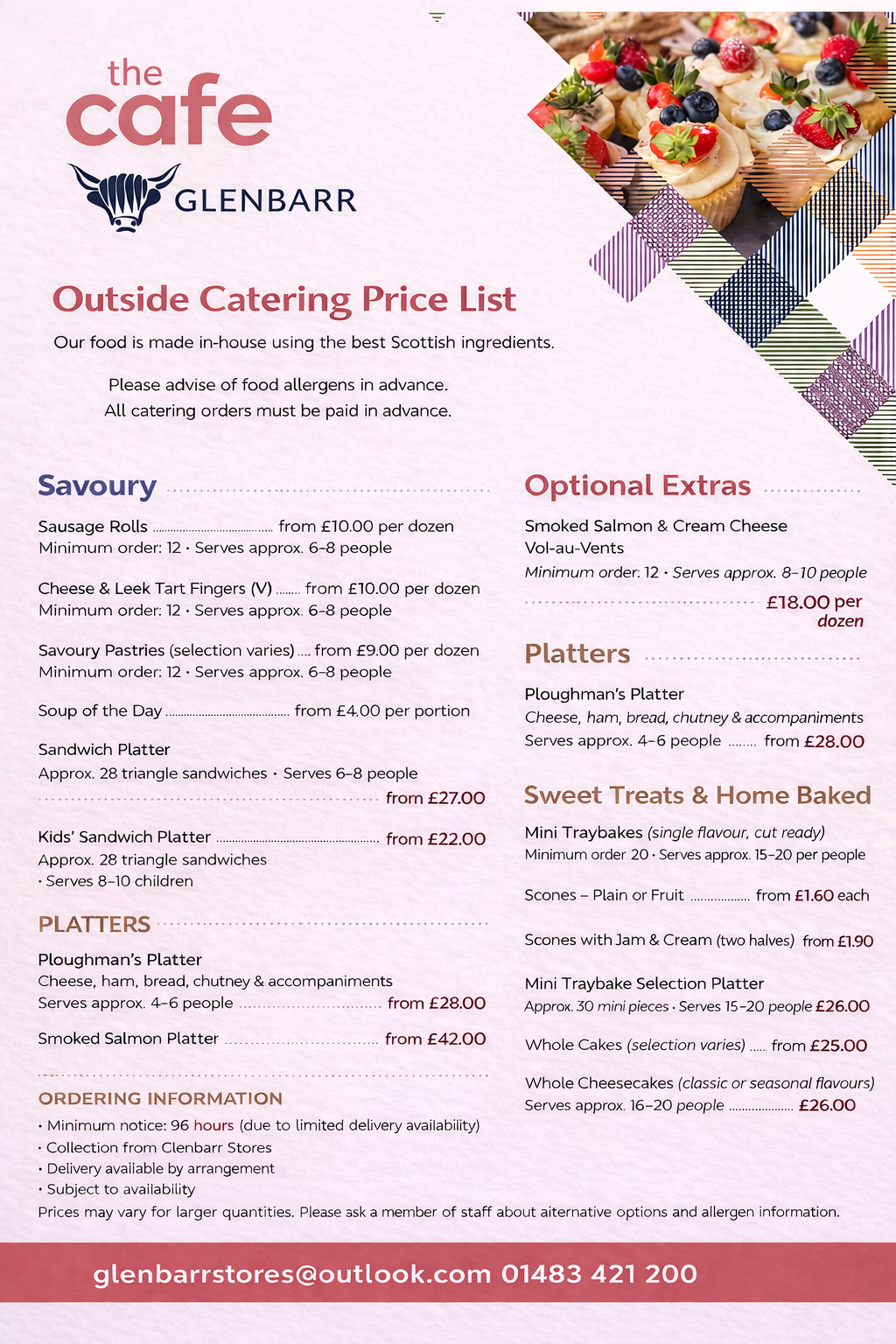 Catering Argyll Kintyre Glenbarr