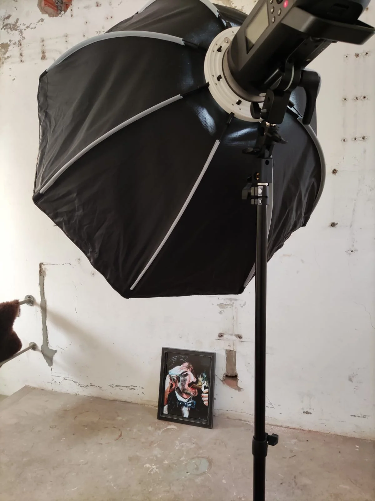 Giclee Arthur op fotopapier, in stalen baklijst