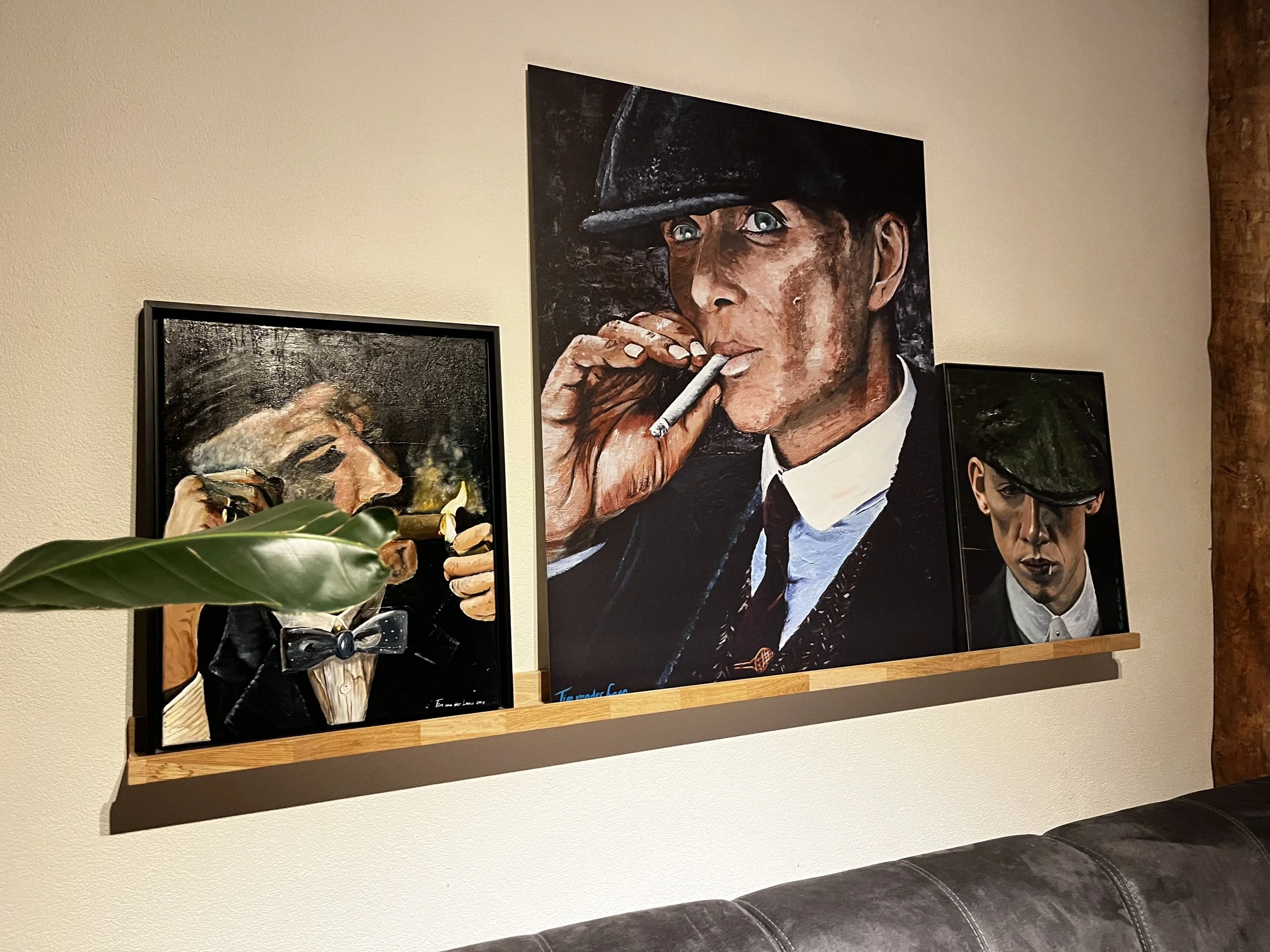 Giclee op aluminium - 90x70cm!