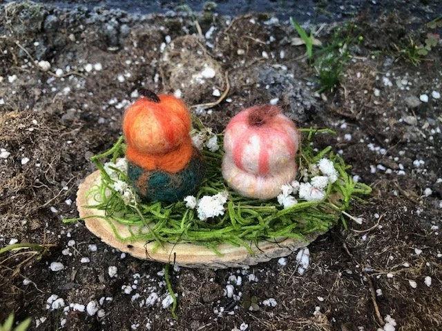 Stacked Pumpkins Felting Workshop