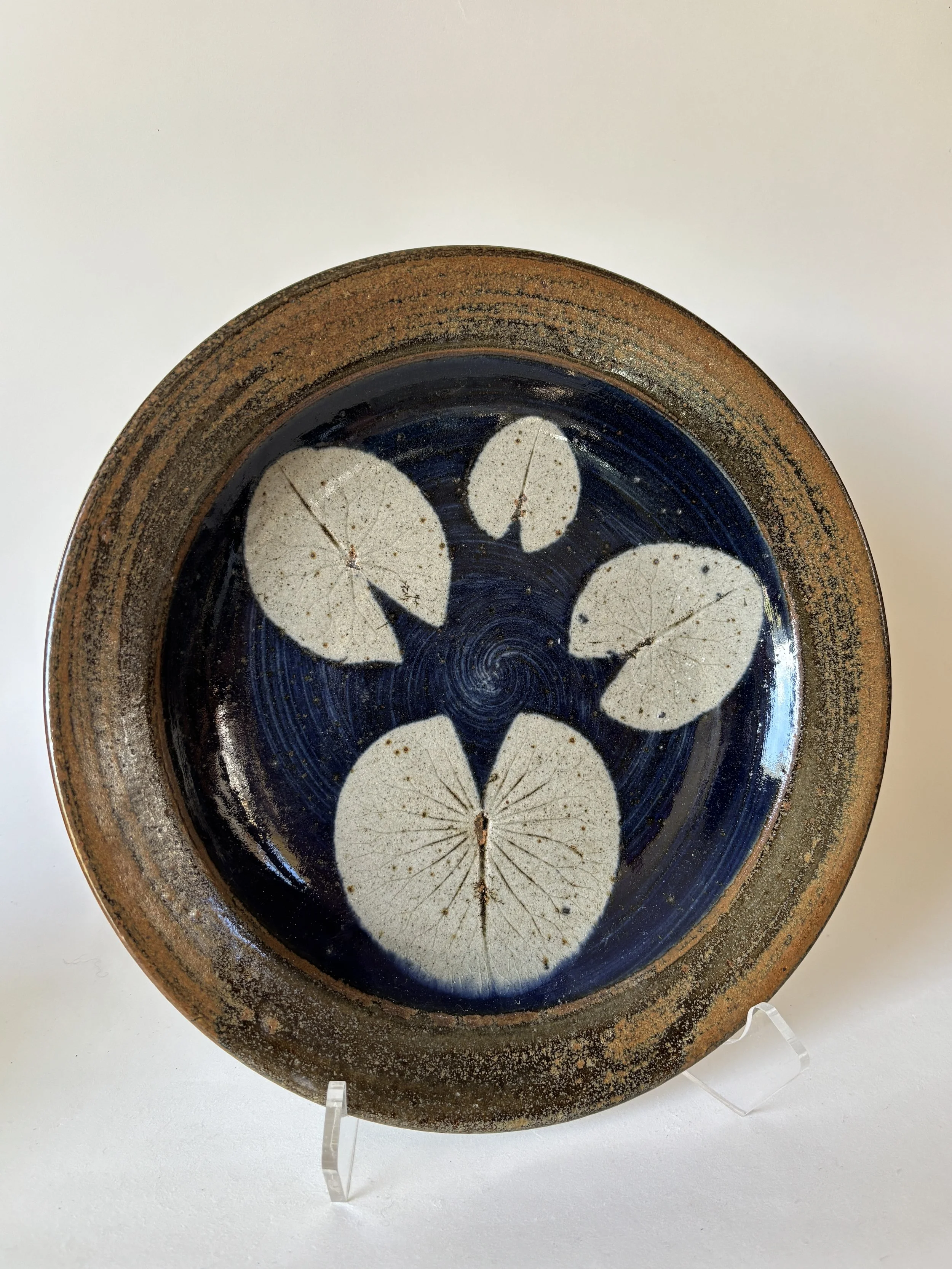 Water Lily Leaf Impression Plate 2