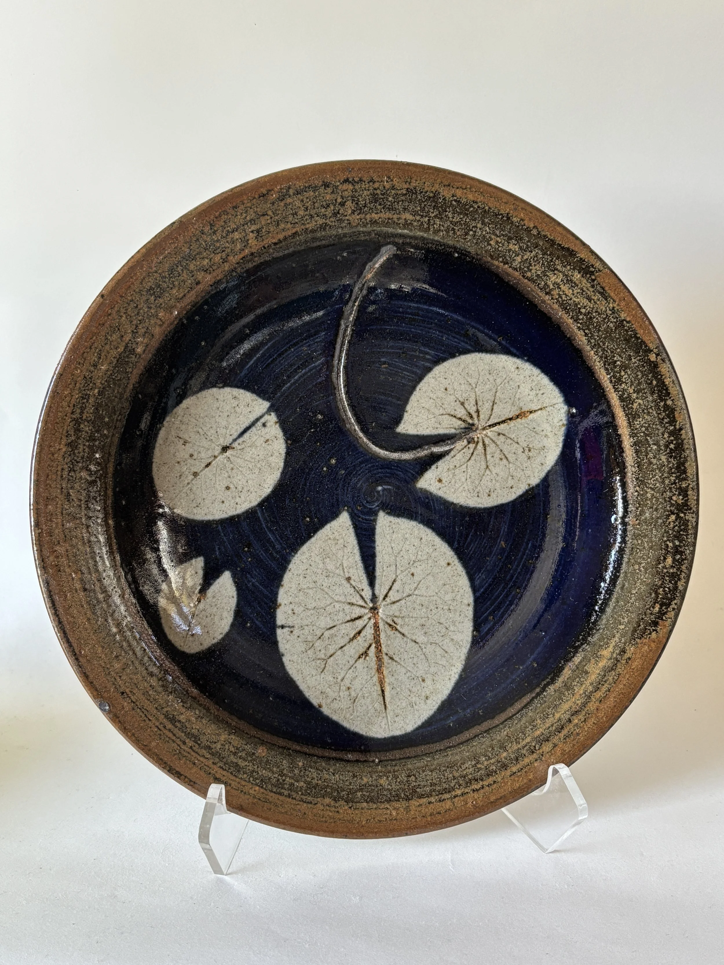 Water Lily Leaf Impression Plate 1