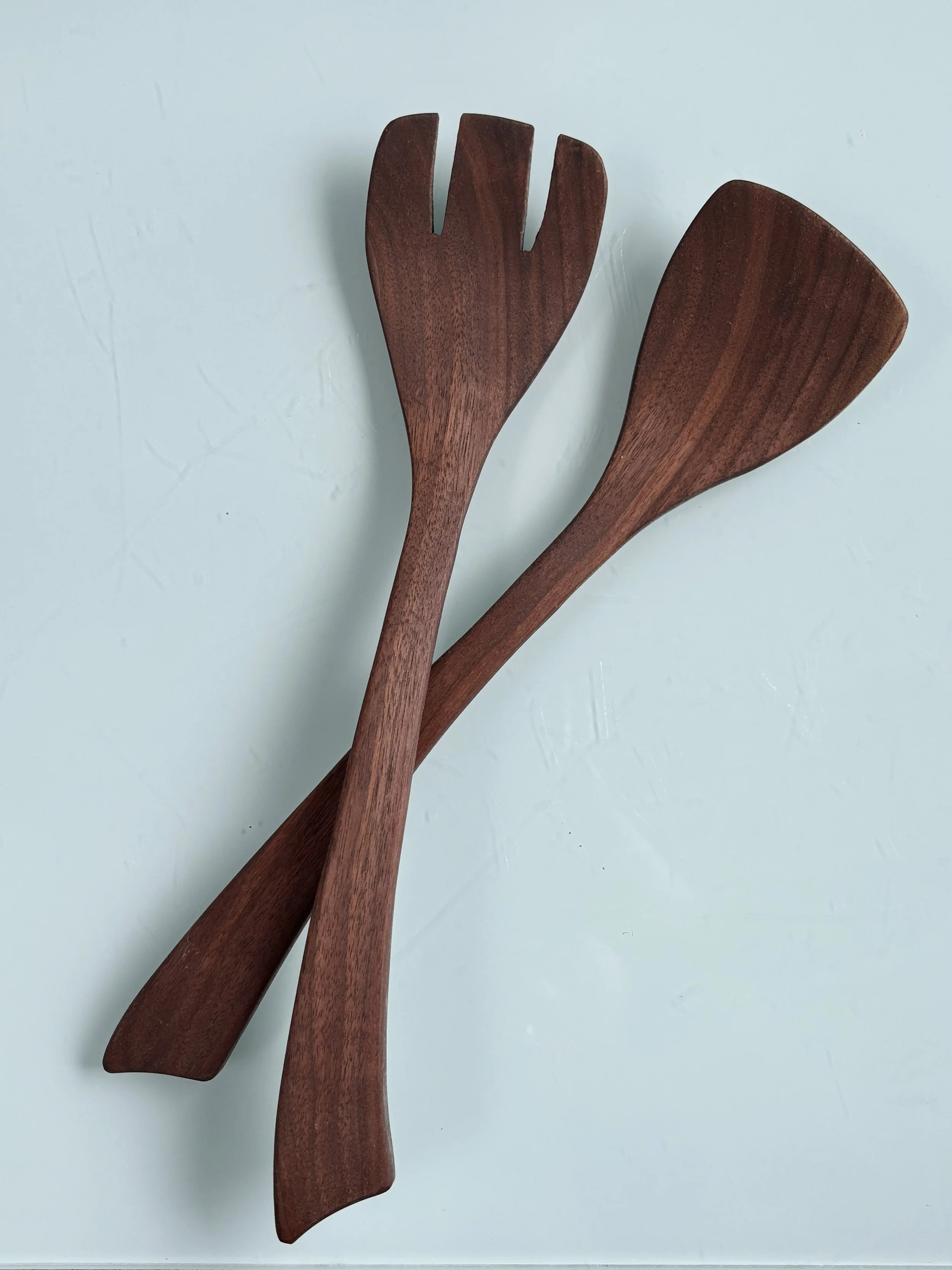Salad Serving Set (Black Walnut)