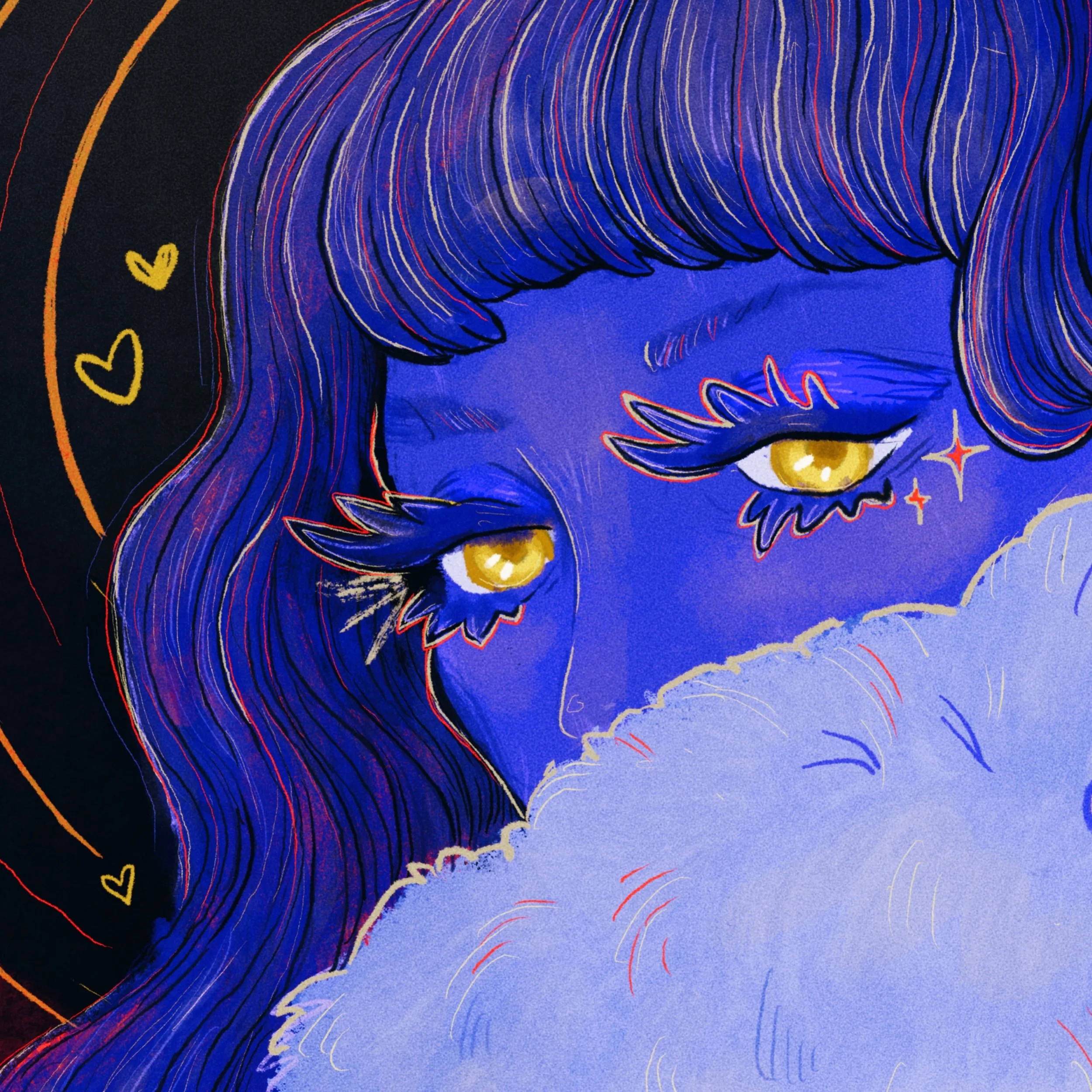 another doodle - inspired by shygirl&rsquo;s album: nymph 🦋

#procreate #illustration #digitalillustration