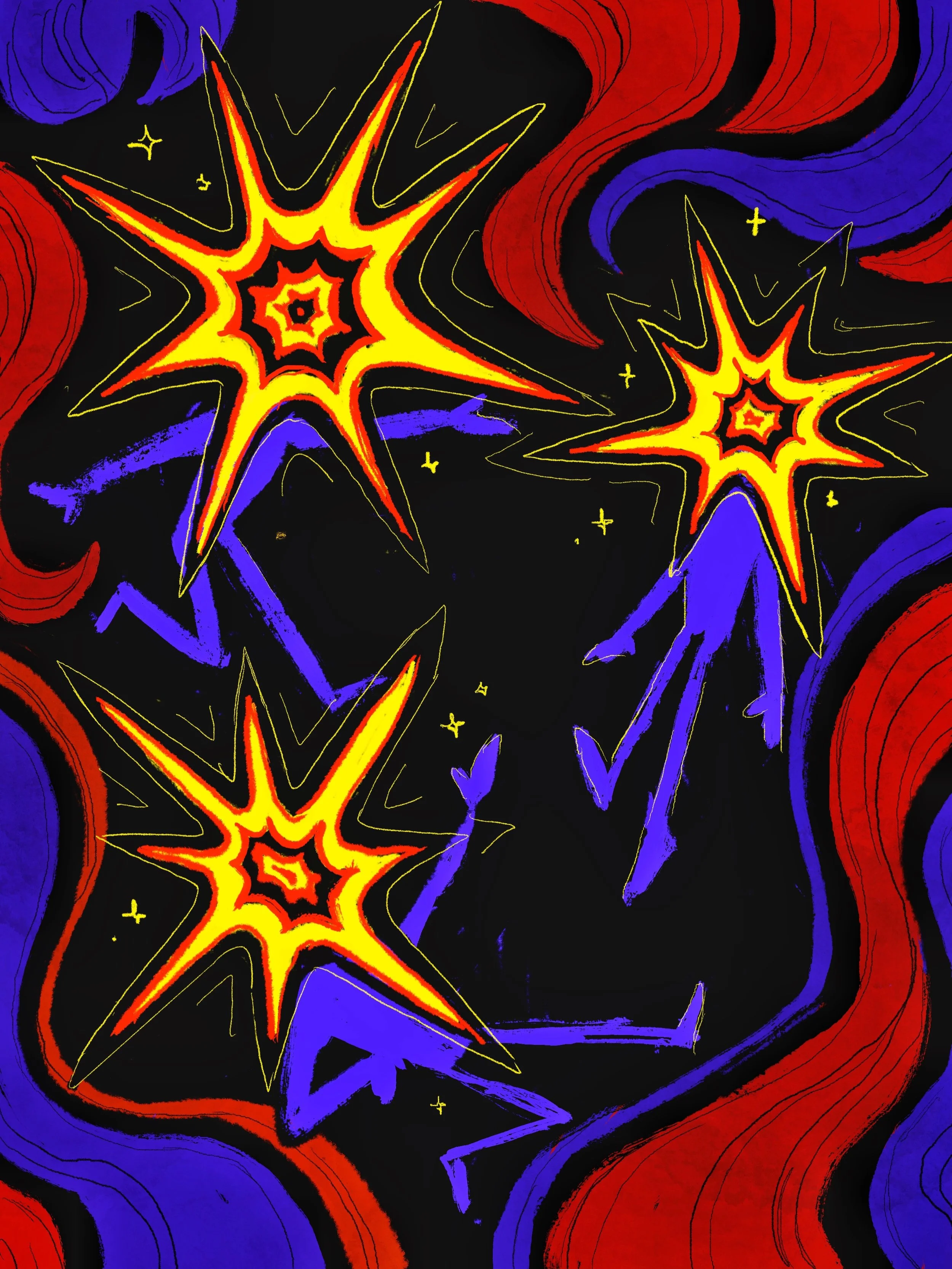 cosmic clique ✨ (doodle)

#procreate #digitalillustration #illustration