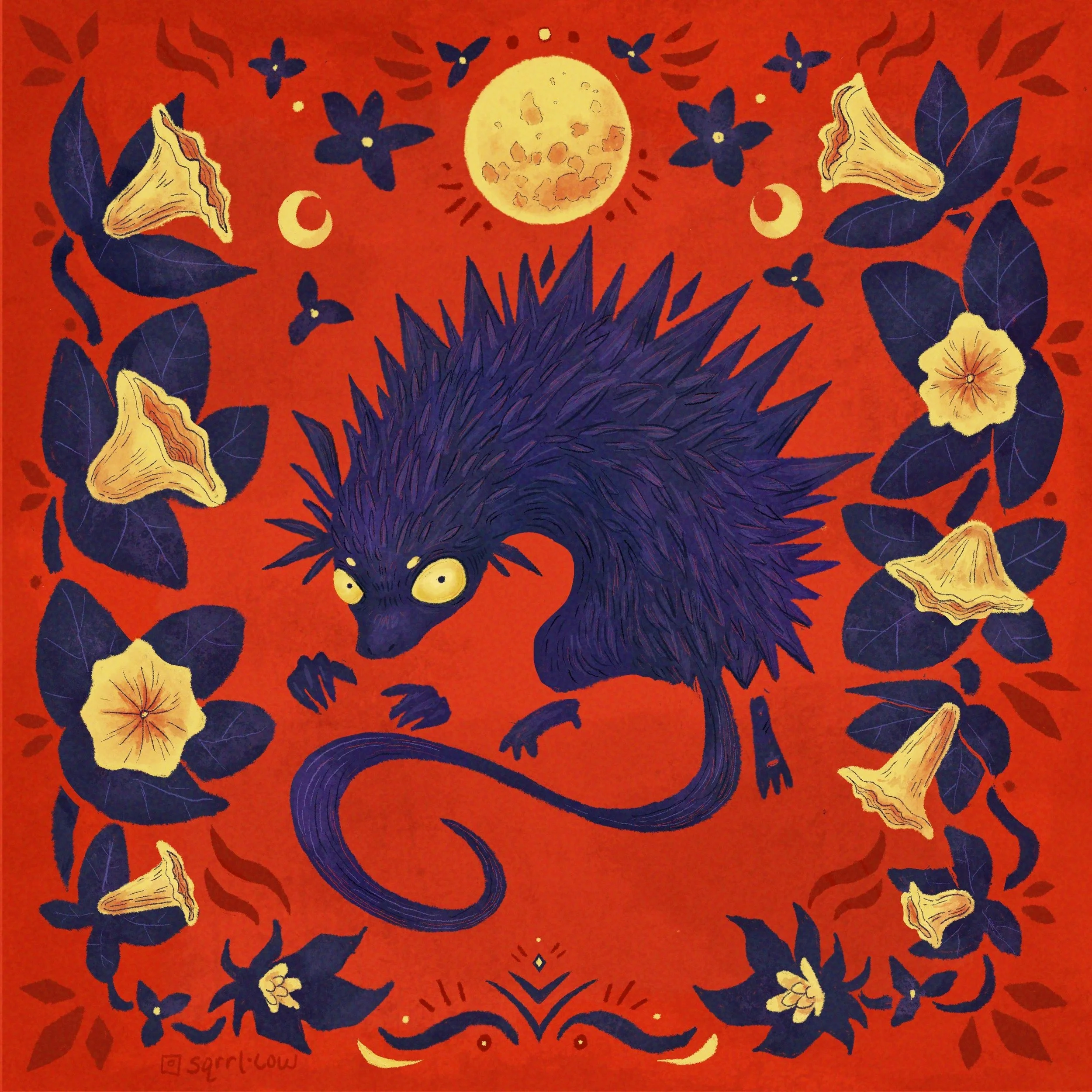 Midnight Spines - Print