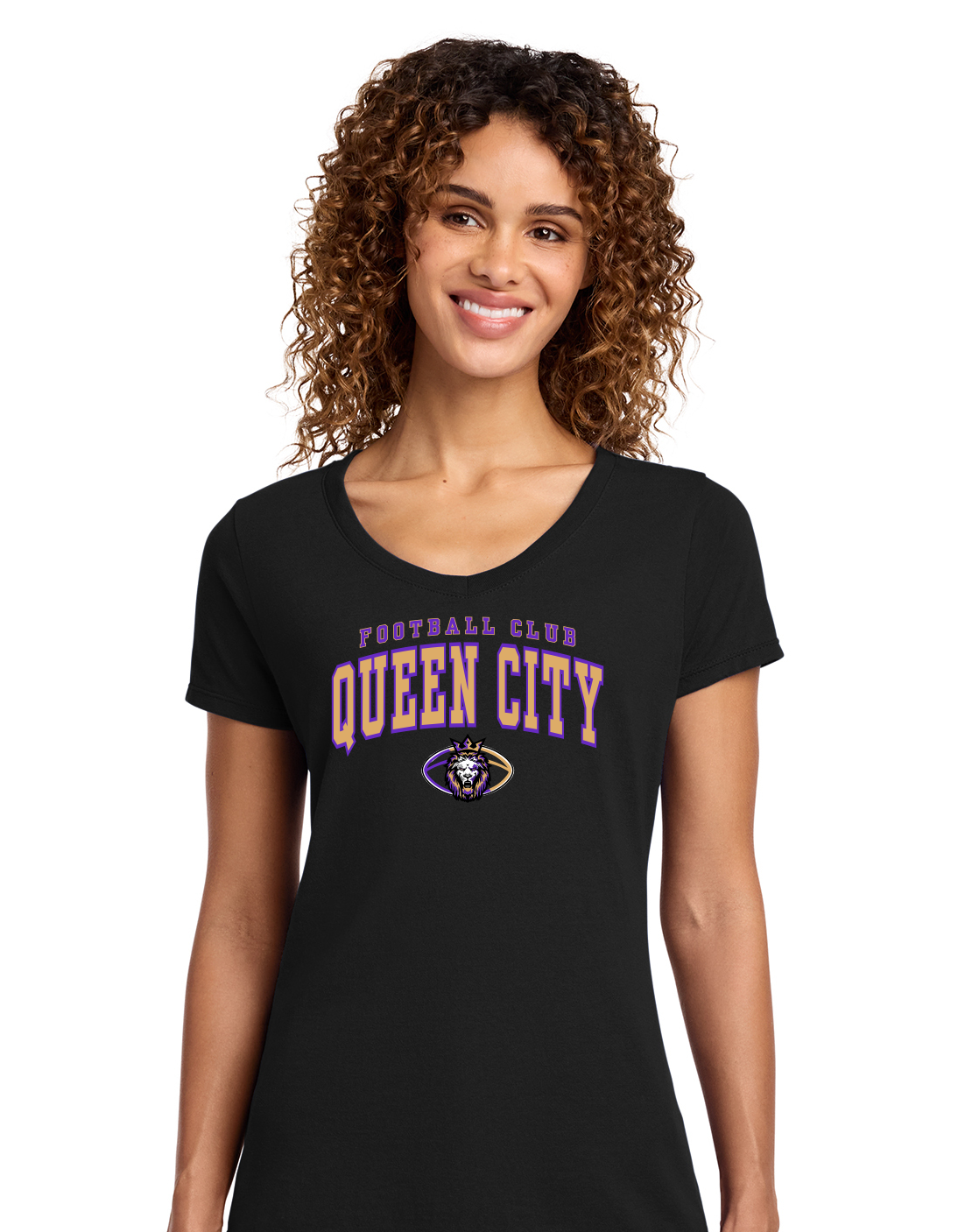 Queen City Woman's V-Neck