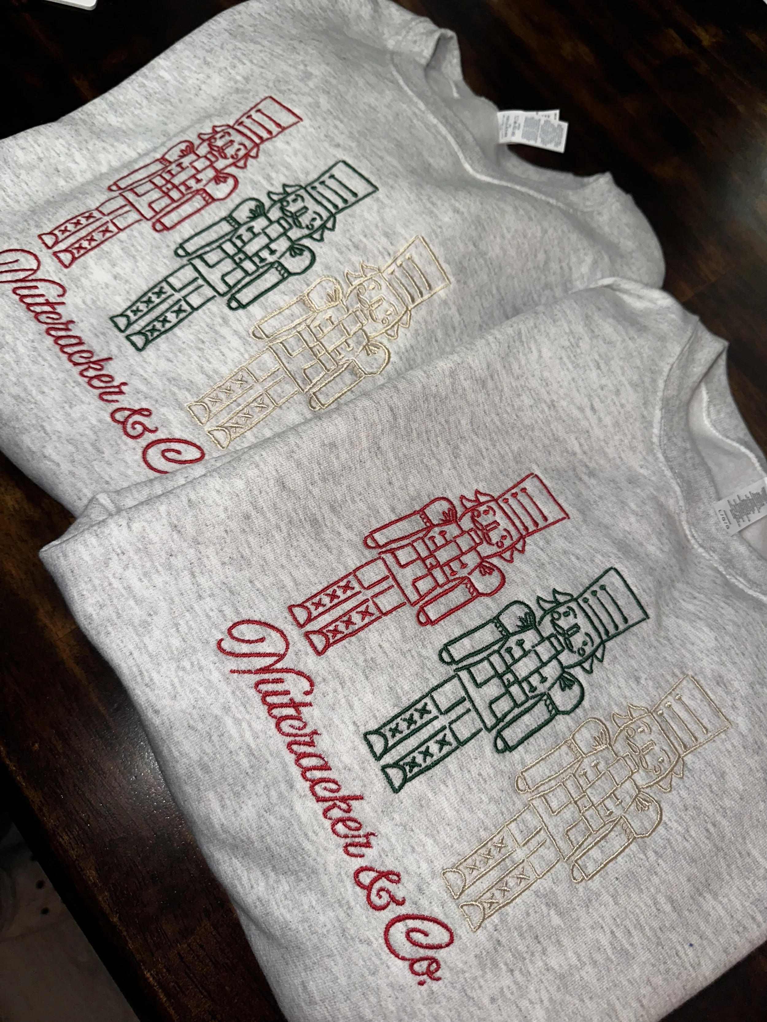 Nutcracker Embroidered Crewneck Sweatshirt