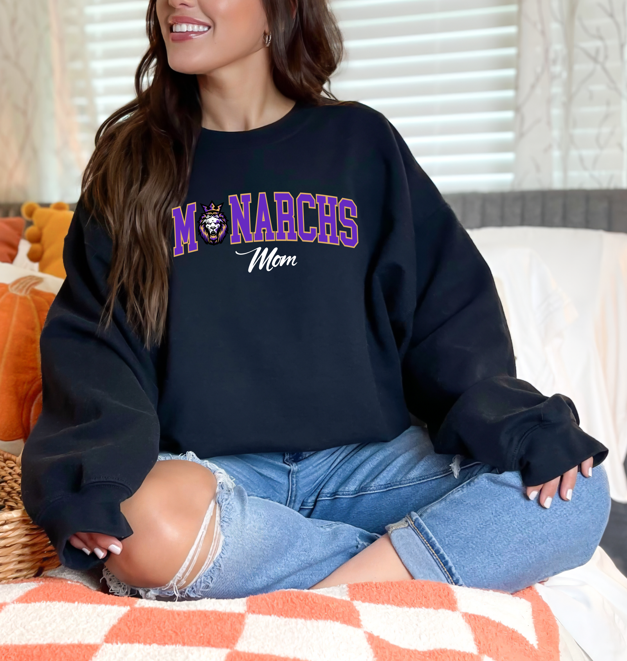 Monarchs Mom Unisex Crewneck