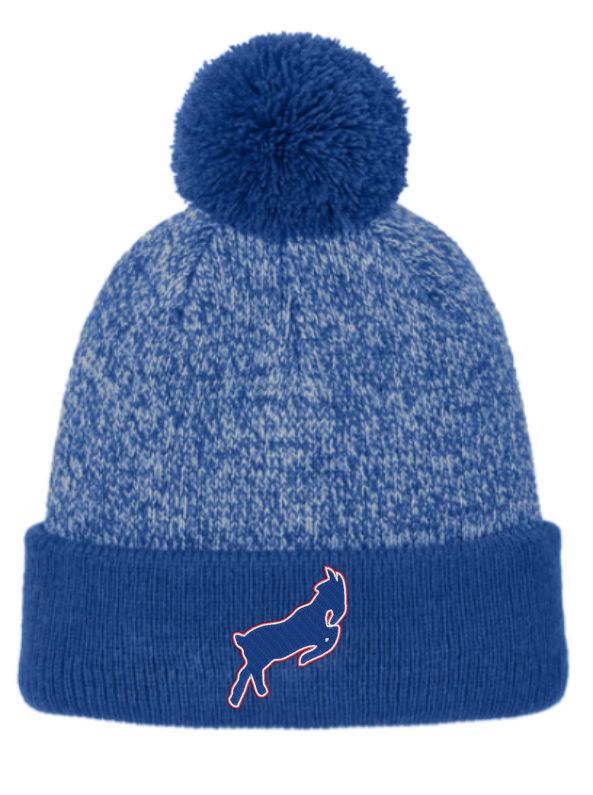 WS Billies Embroidered Pom Beanie