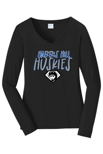 huskies w ls vneck black design 2.png