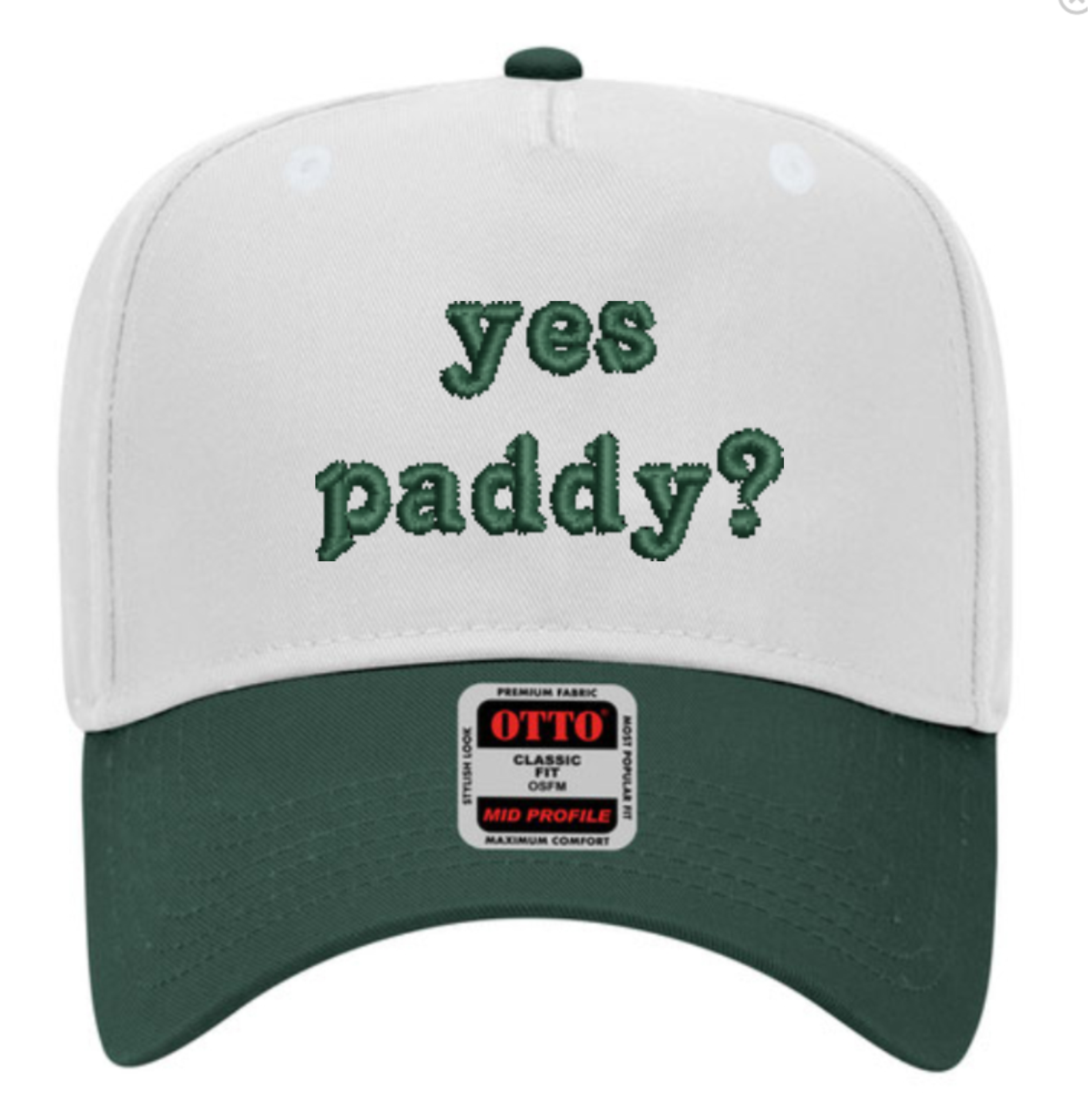 Yes Paddy Embroidered Hat