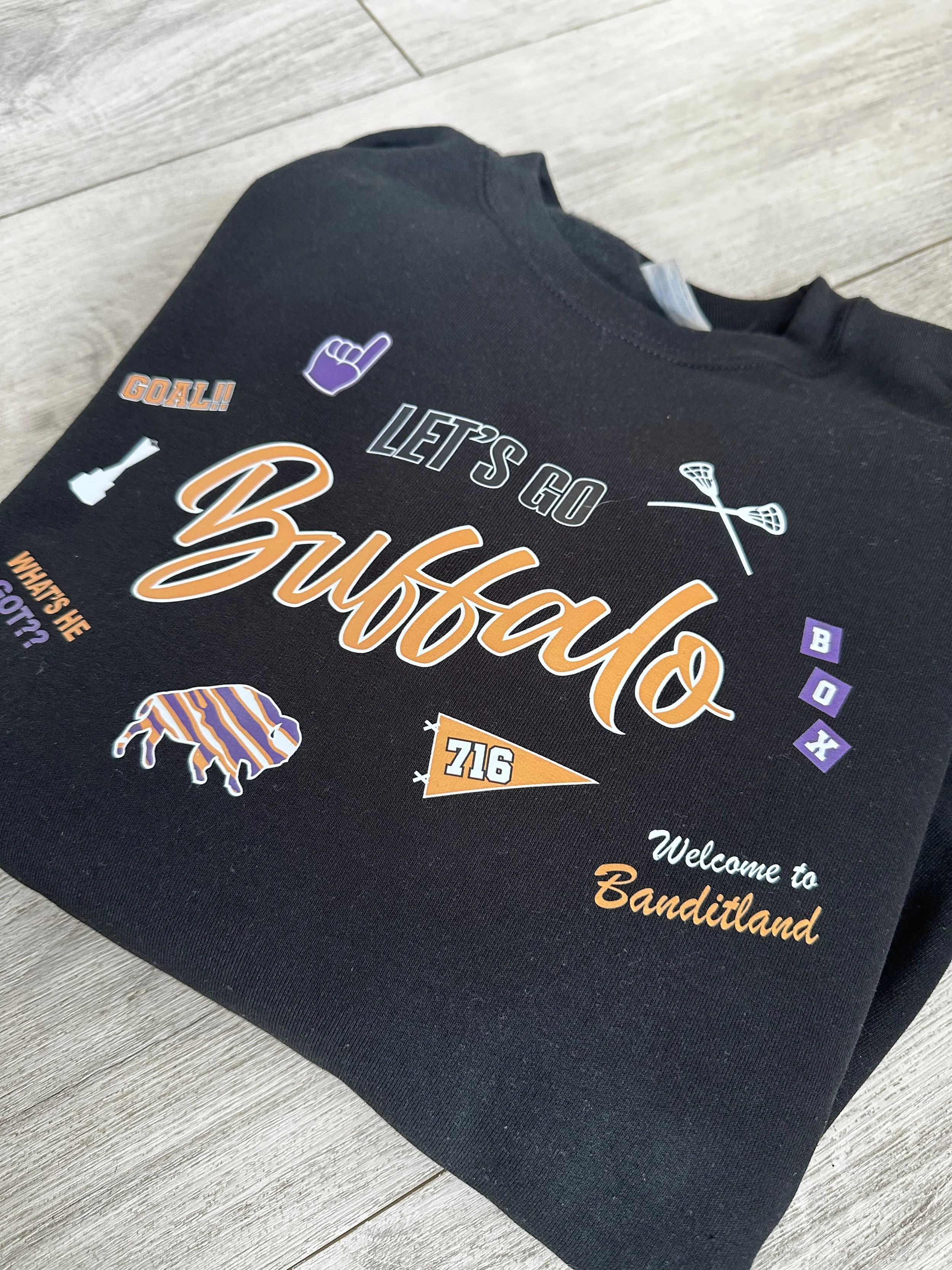 Let's Go Buffalo Lacrosse Apparel