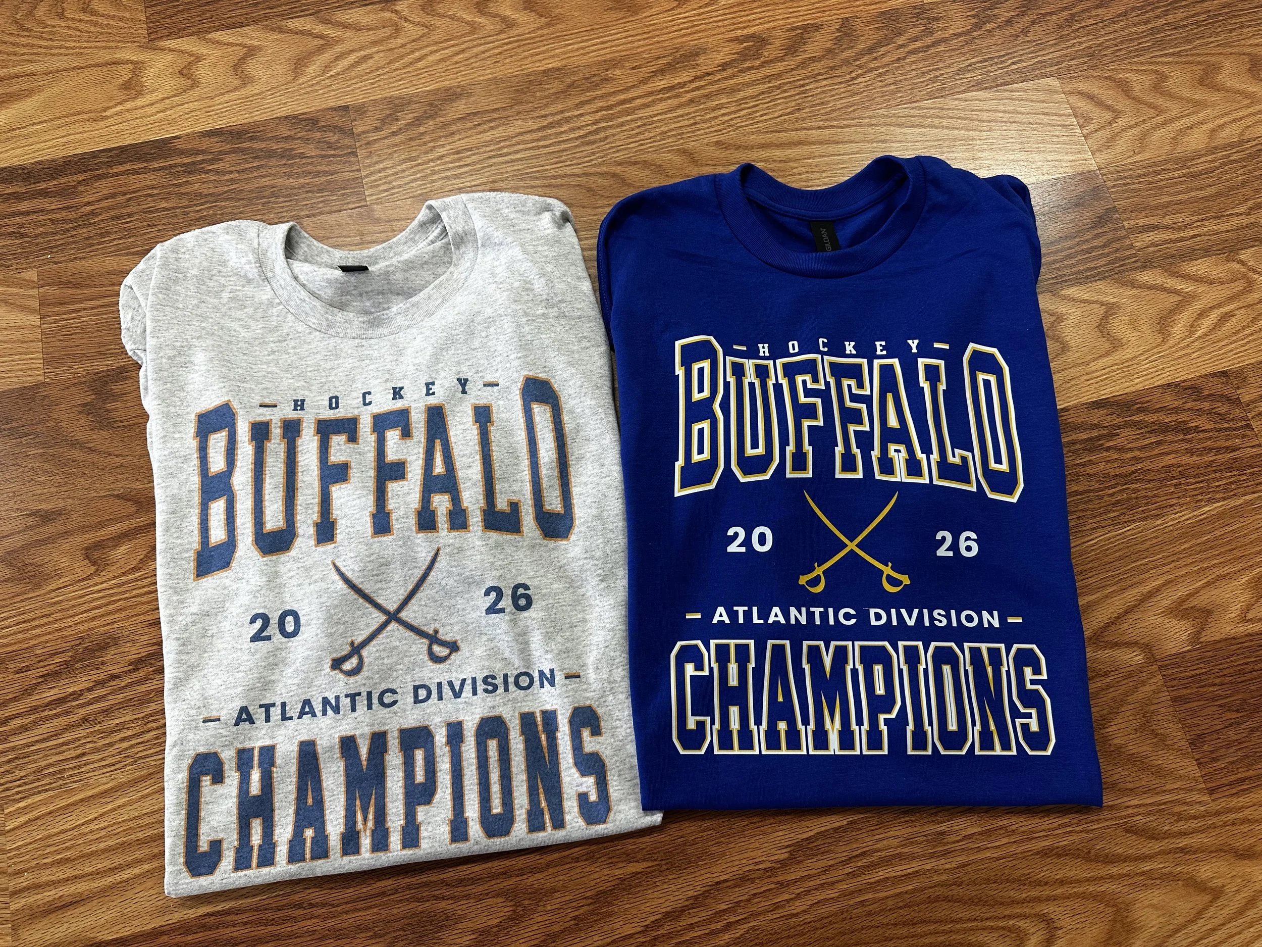 Buffalo Hockey Atlantic Division Champions Unisex T-Shirt/Long sleeve
