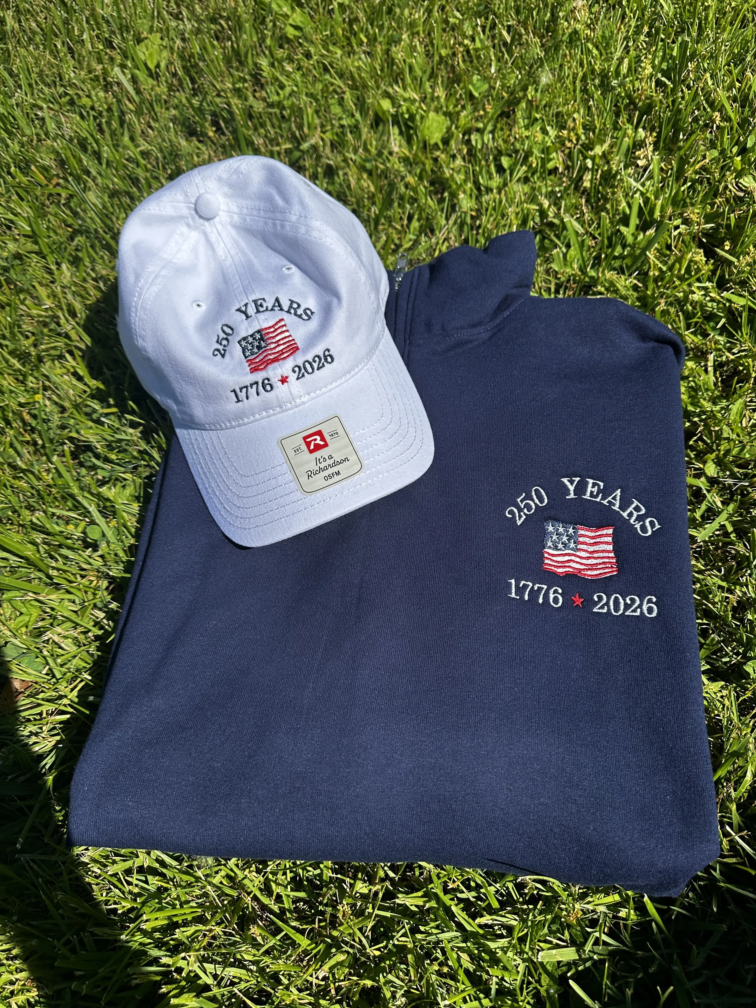 250th USA Anniversary Unisex Quarter Zip