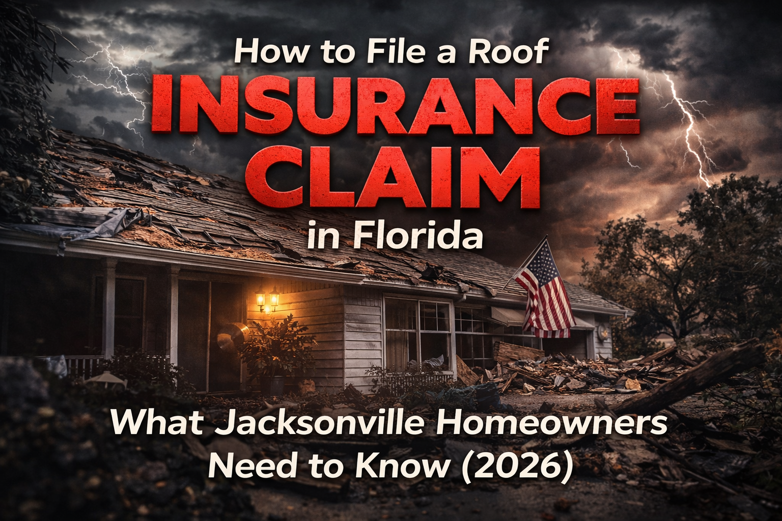 How to File a Roof Insurance Claim in Florida: What Jacksonville Homeowners Need to Know (2026)