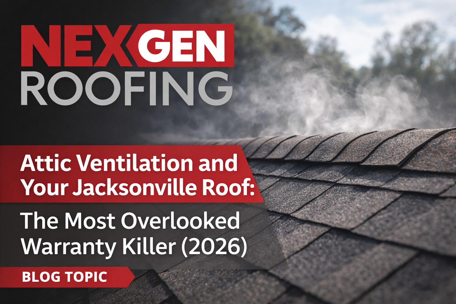 Attic Ventilation and Your Jacksonville Roof: The Most Overlooked Warranty Killer