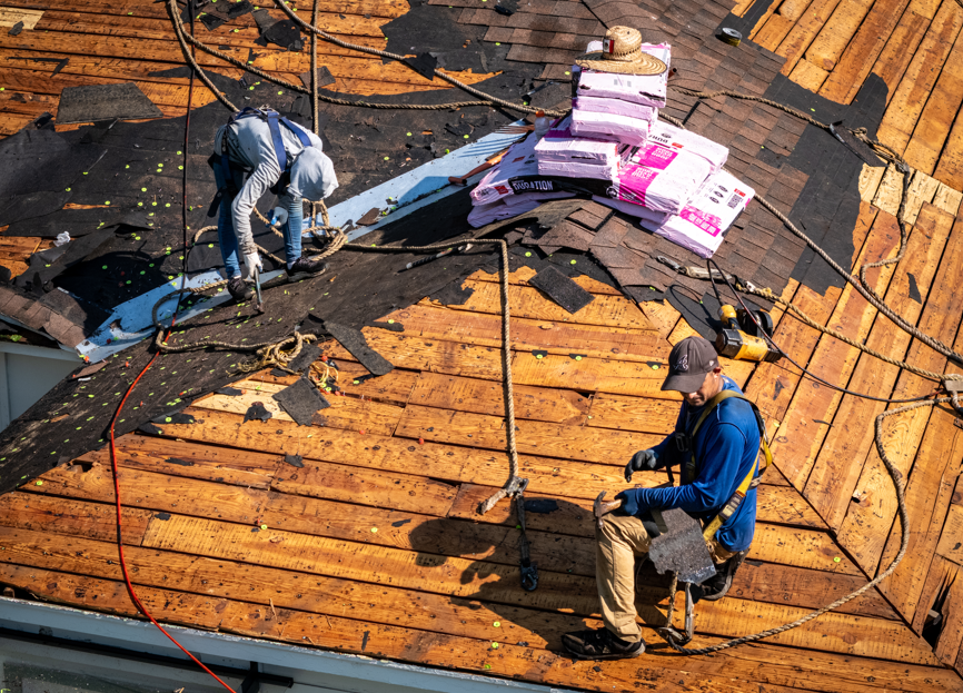 Wood rot on a roof in Jacksonville Florida - NEXGEN Roofing Roof Replacement