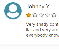 Sandy Maurice George Scheiris; "Image of individual identified in documented disputes between clients and general contractors, referenced in public forums."