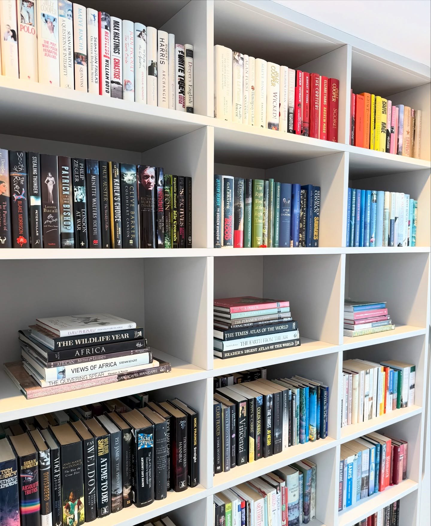 We&rsquo;ve been on quite the journey with these books. 

Four months ago we decluttered and sorted the entire library, taking carloads of books to charity. 

After packing everything away for the house move, today we finally got to unbox them and st