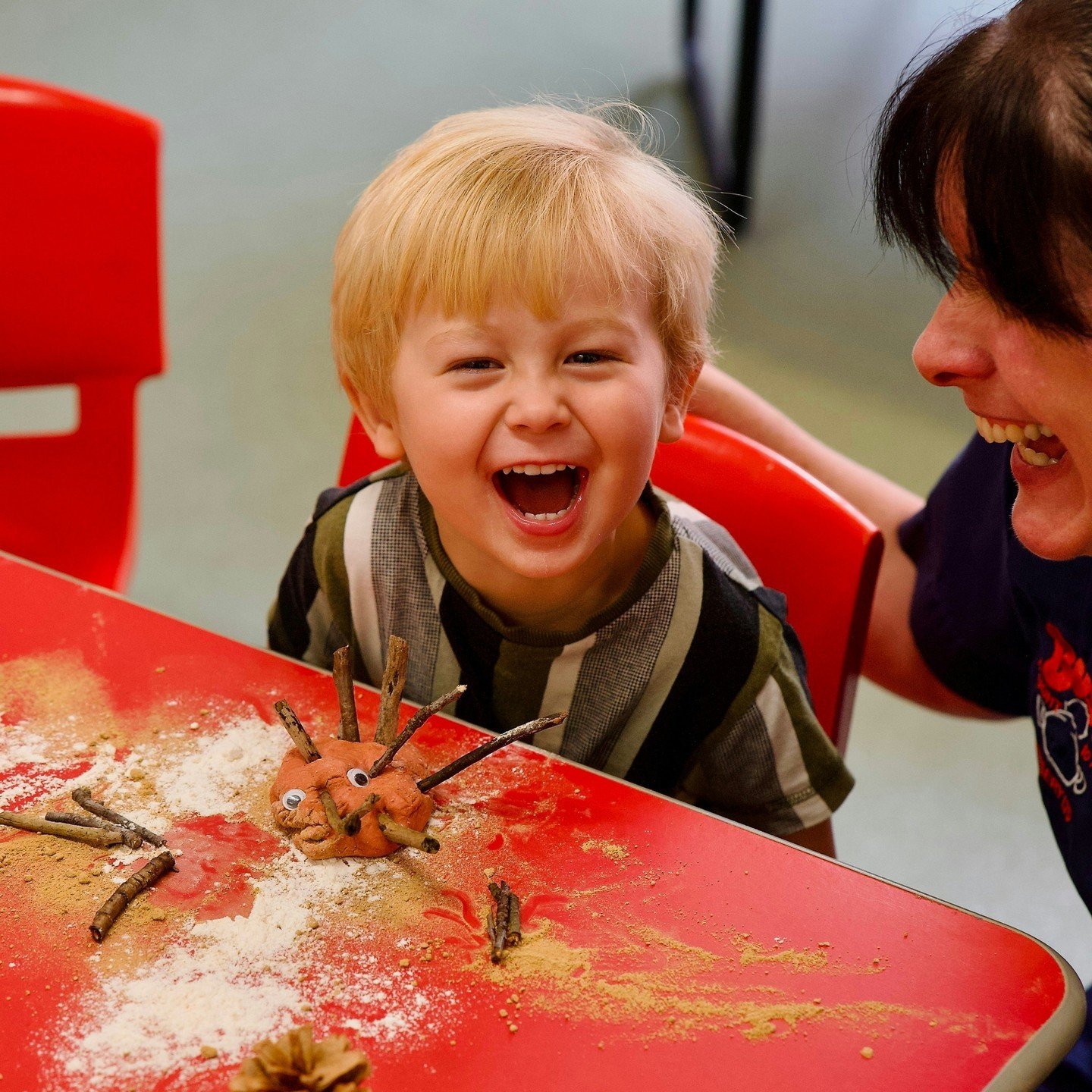 At St Nicholas House, the children in Toddlers have been designing their very own hedgehogs using play dough and natural materials, such as twigs 🦔🍂🤩

Creating the hedgehog allows the children to express creativity and explore different and unique