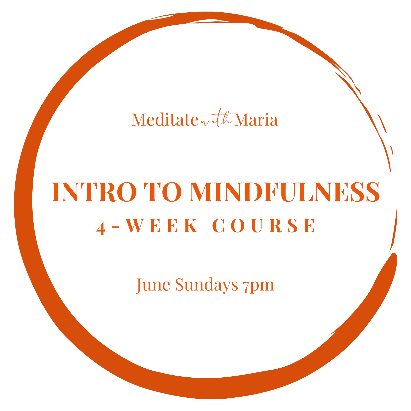 Intro to Mindfulness Course (Oct 2024)