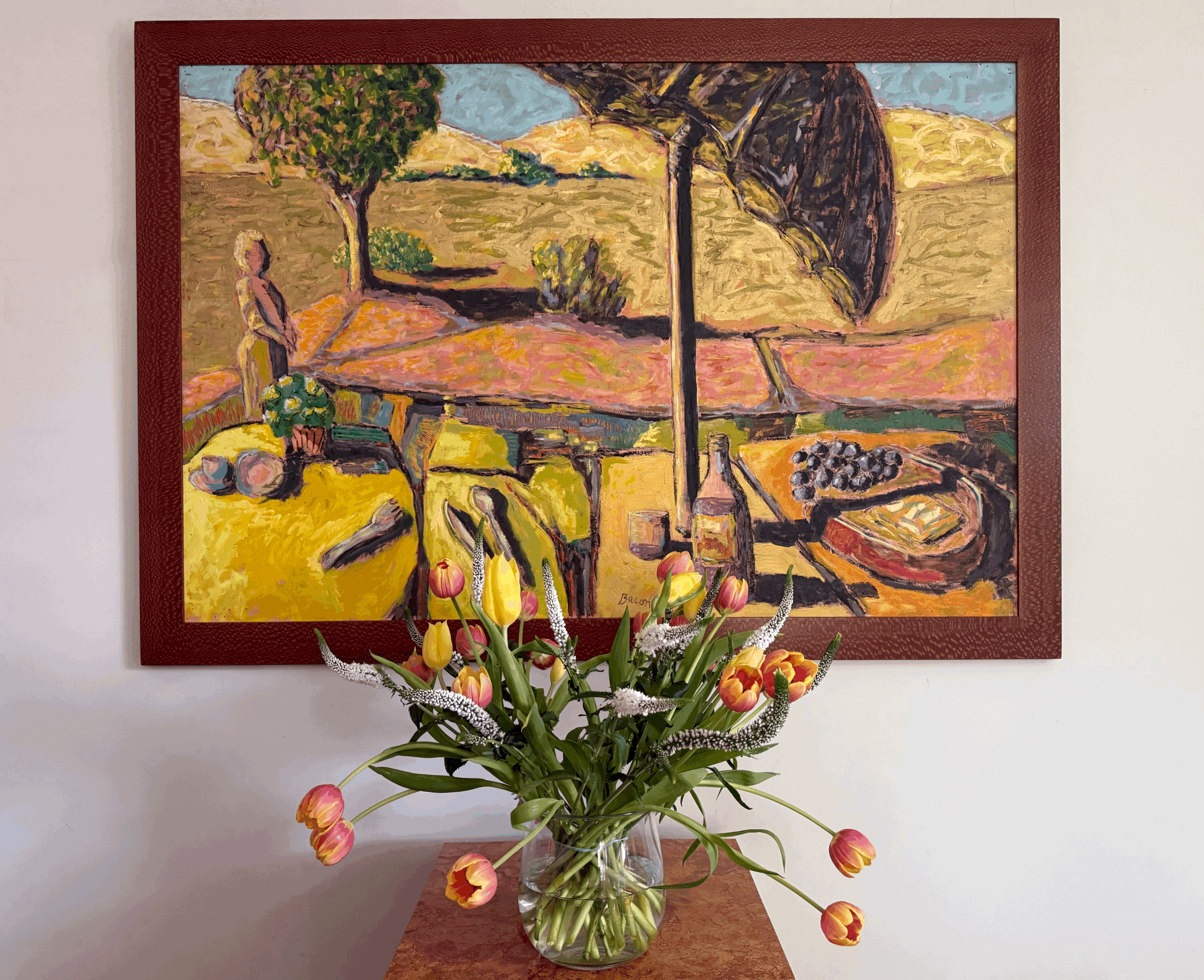 K.C. Bacon Picnic Painting
