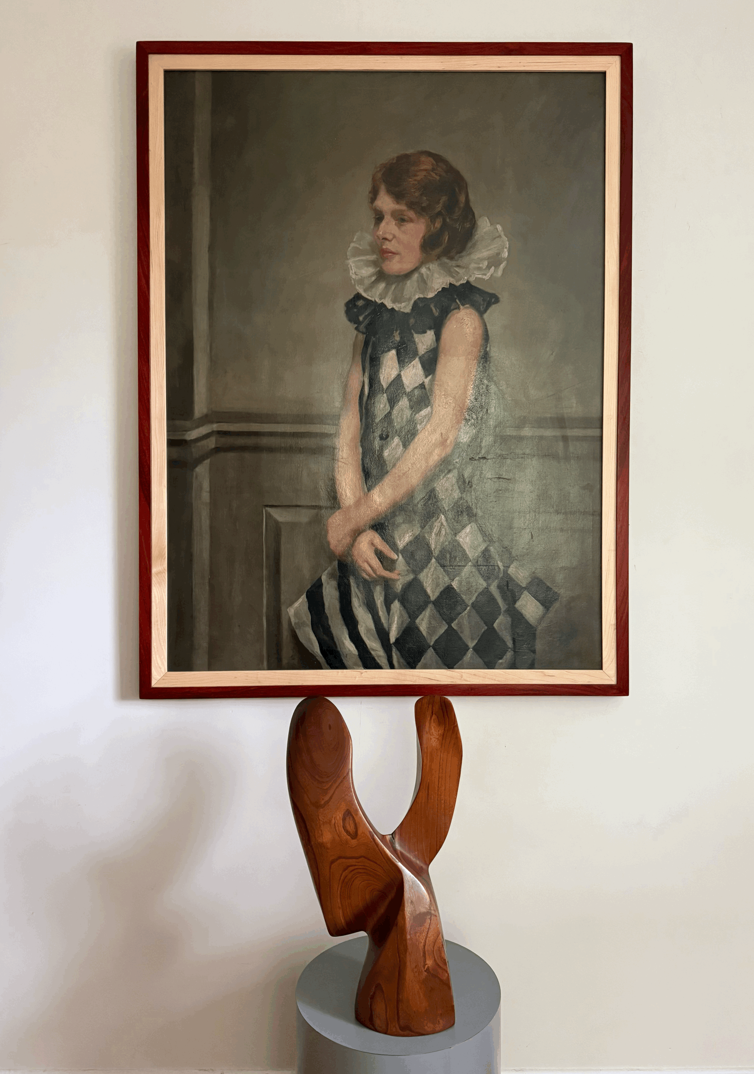 Antique English Portrait Painting