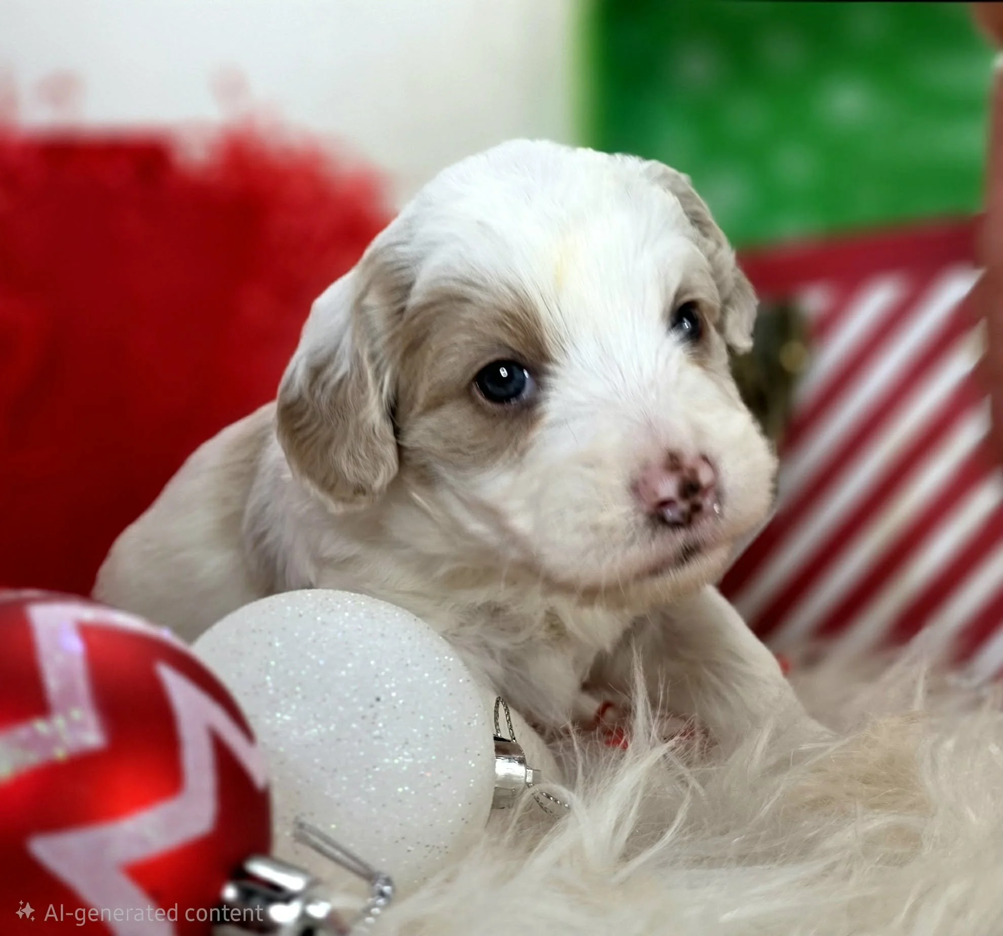 Apricot parti petite goldendoodle