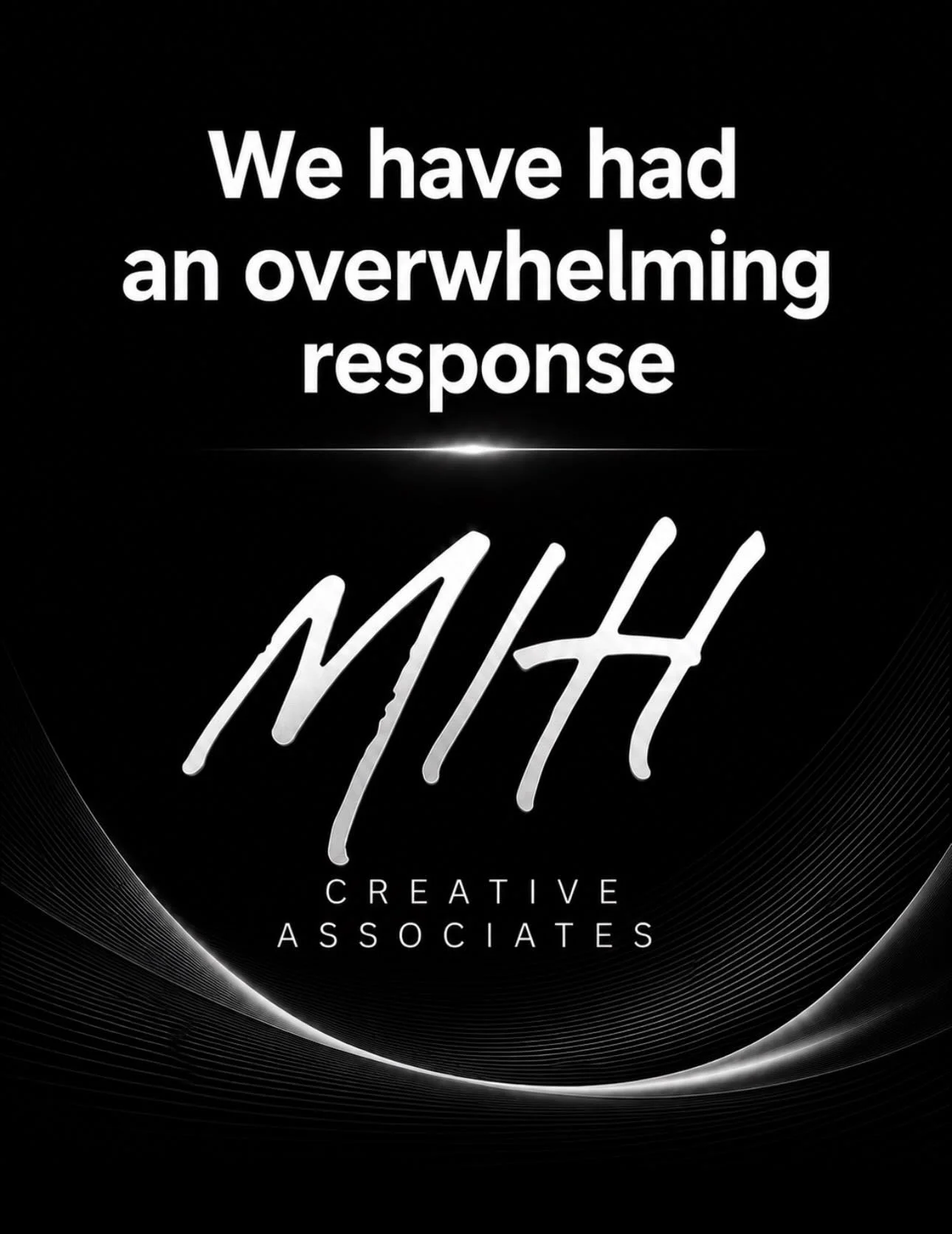 A huge thank you to everyone who has contacted MIH Associates over the past year.

We have been genuinely humbled by the volume of applications, enquiries and messages we&rsquo;ve received, as well as the incredible standard of talent that has approa