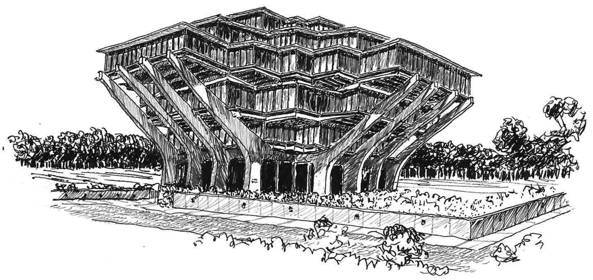 GEISEL LIBRARY, San Diego, CA