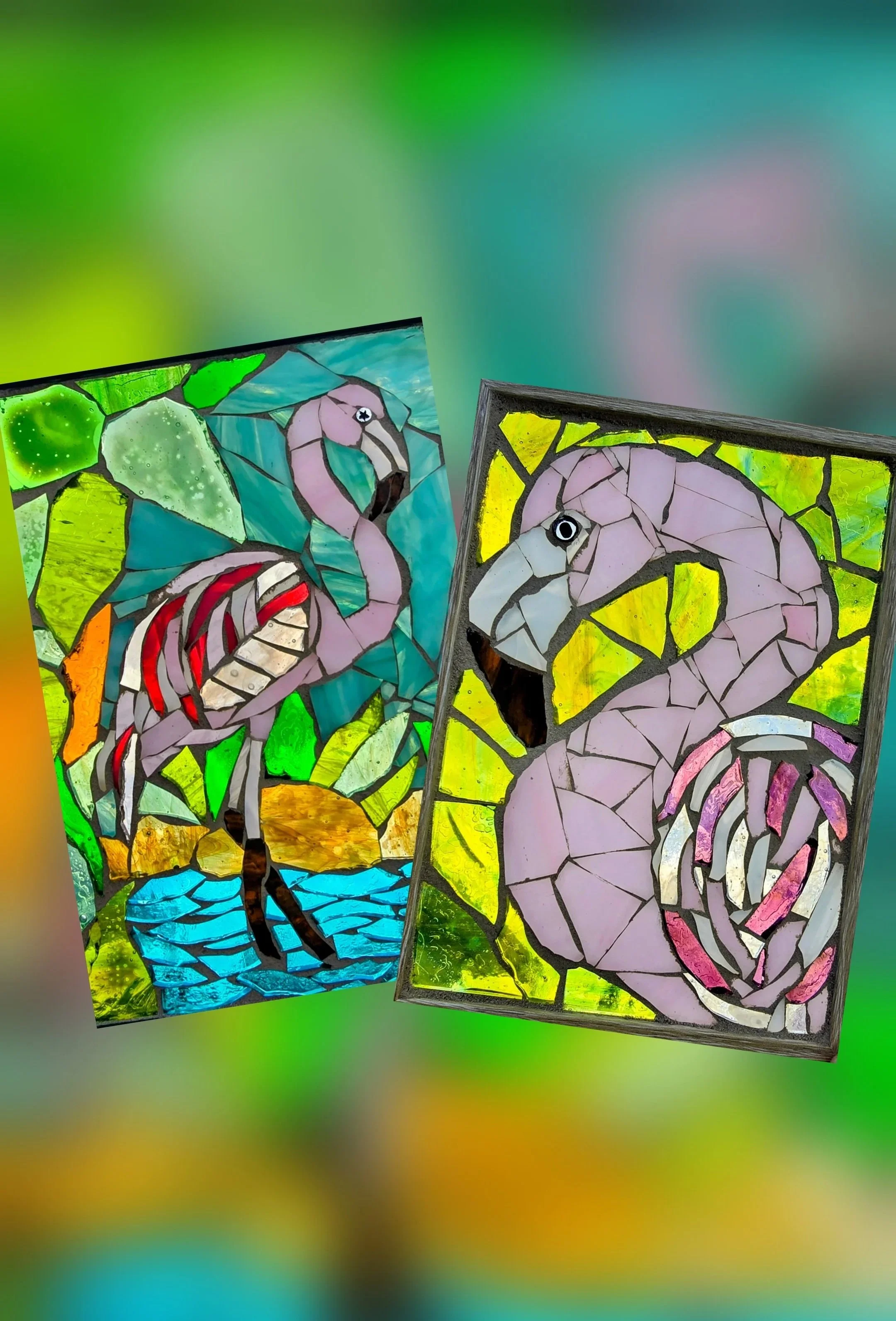 Mosaic Flamingo