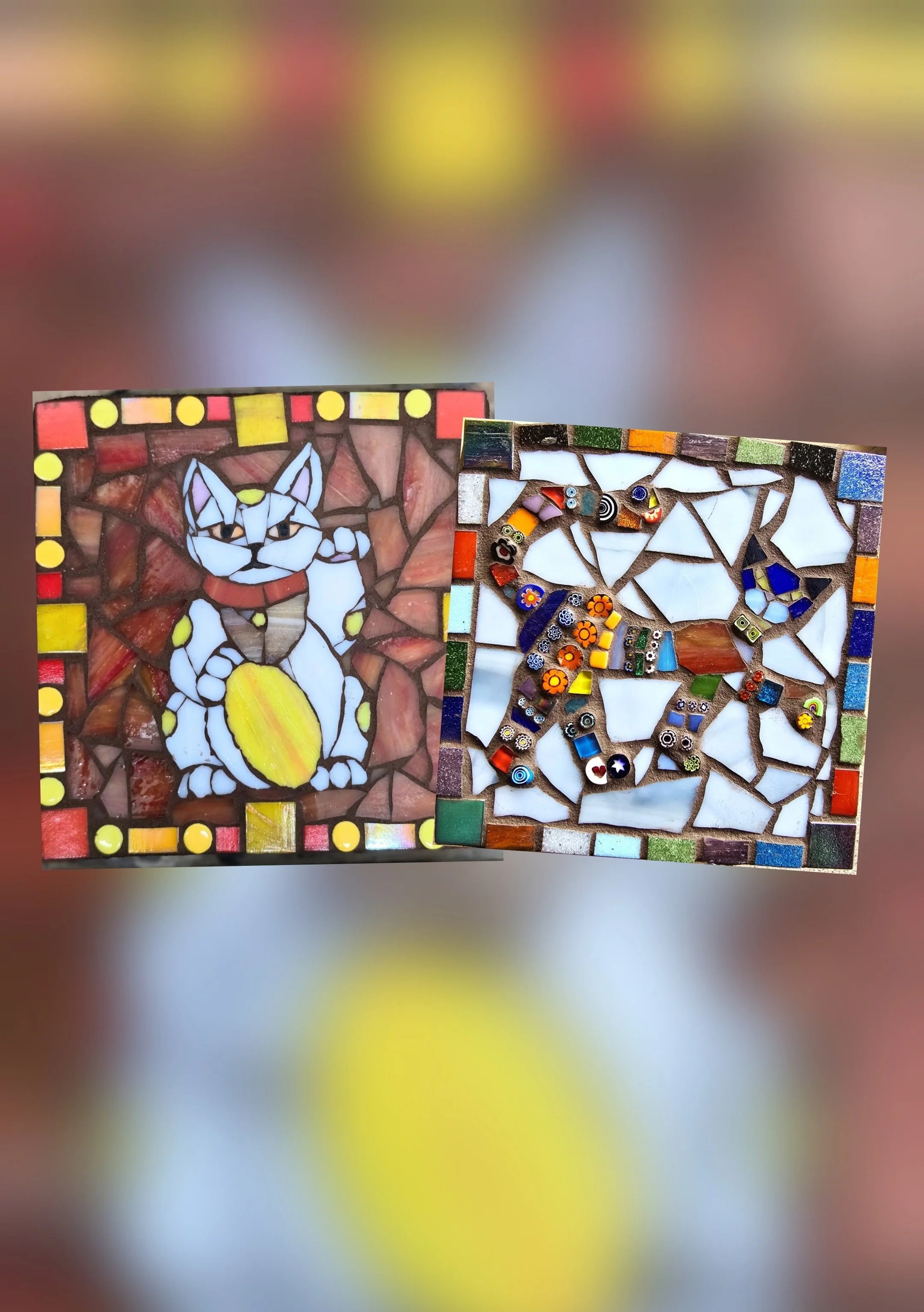 Mosaic Cat Paver