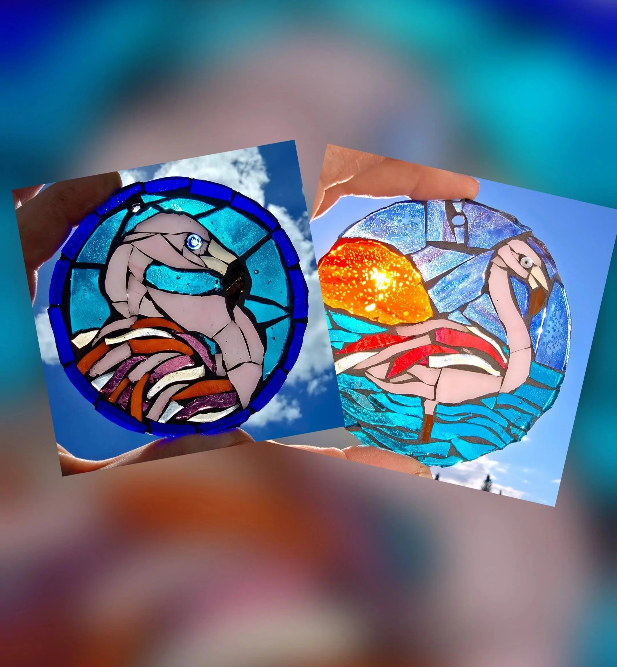 Flamingo Suncatchers