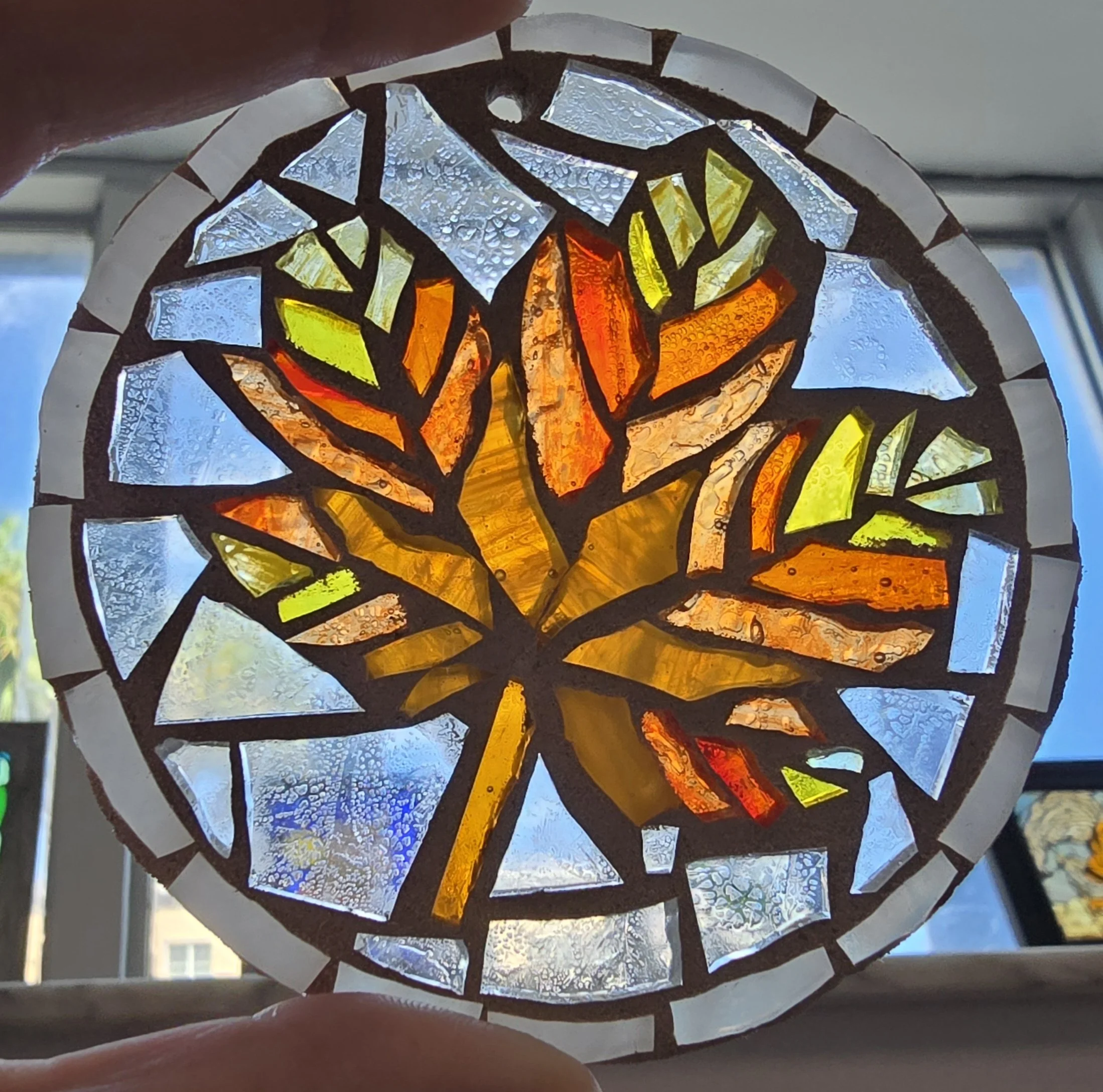 Fall Leaf Suncatcher