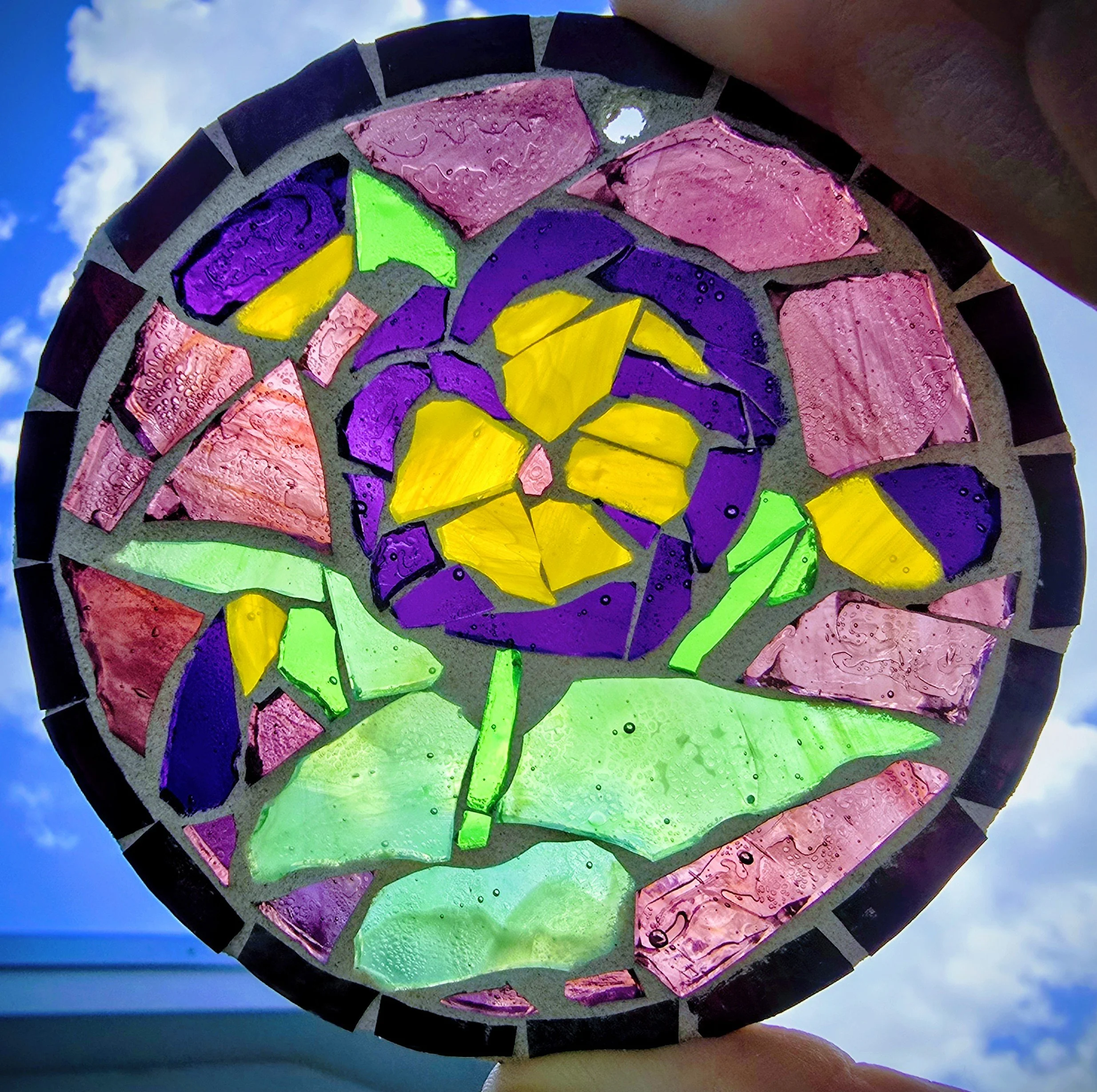 Pansy Suncatcher