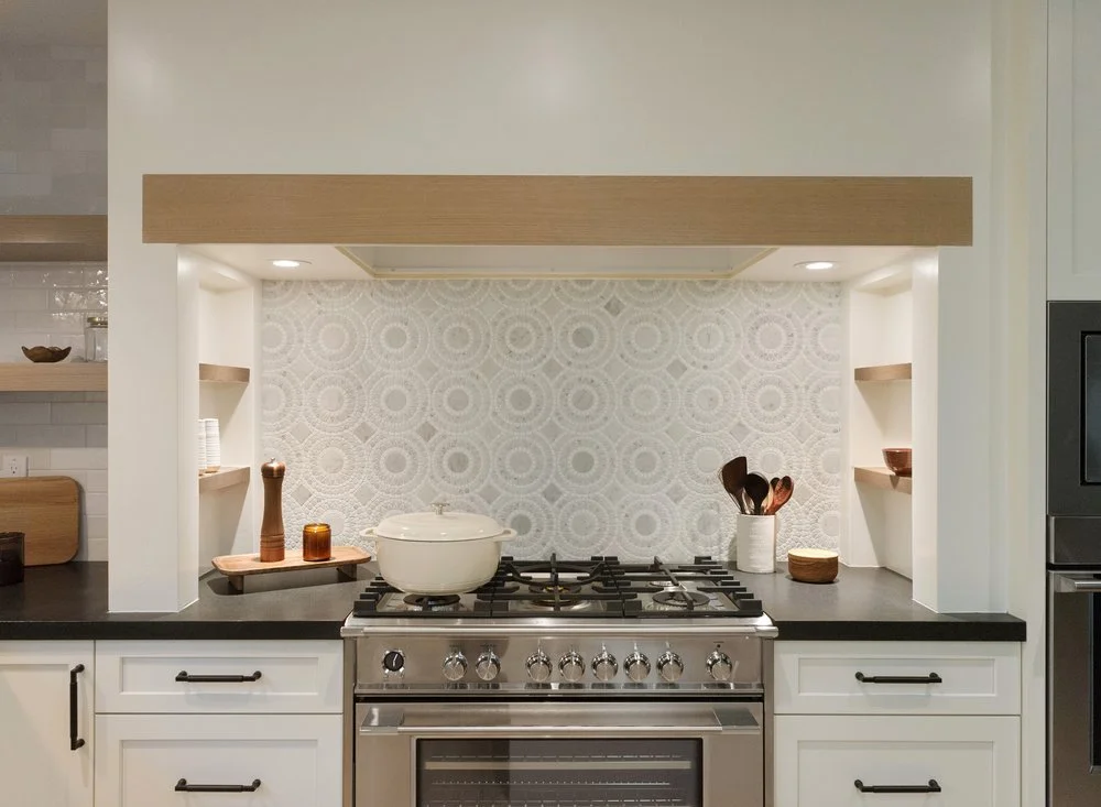 High-end kitchen appliances in a farmhouse style, offering both functionality and glam.