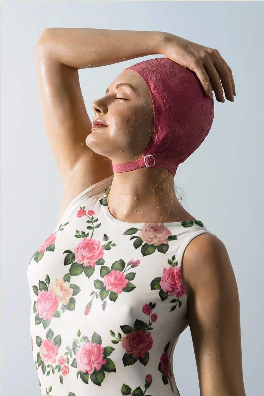 Christina floral suit w painted pink cap.jpeg