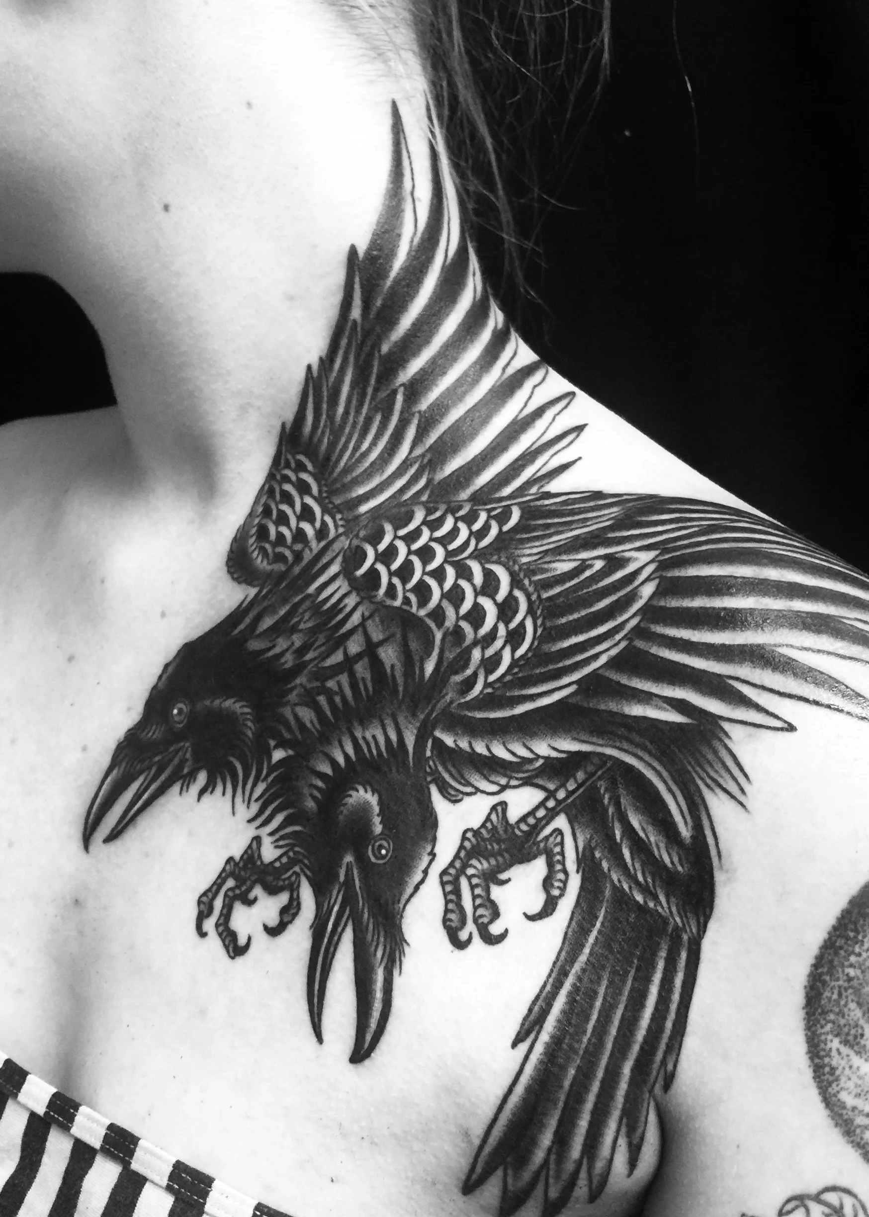 Raven Eye Tattoo
