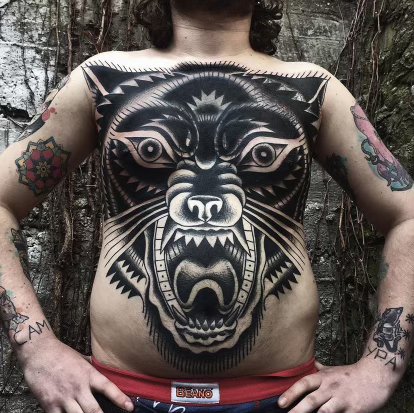 Raven Eye Tattoo