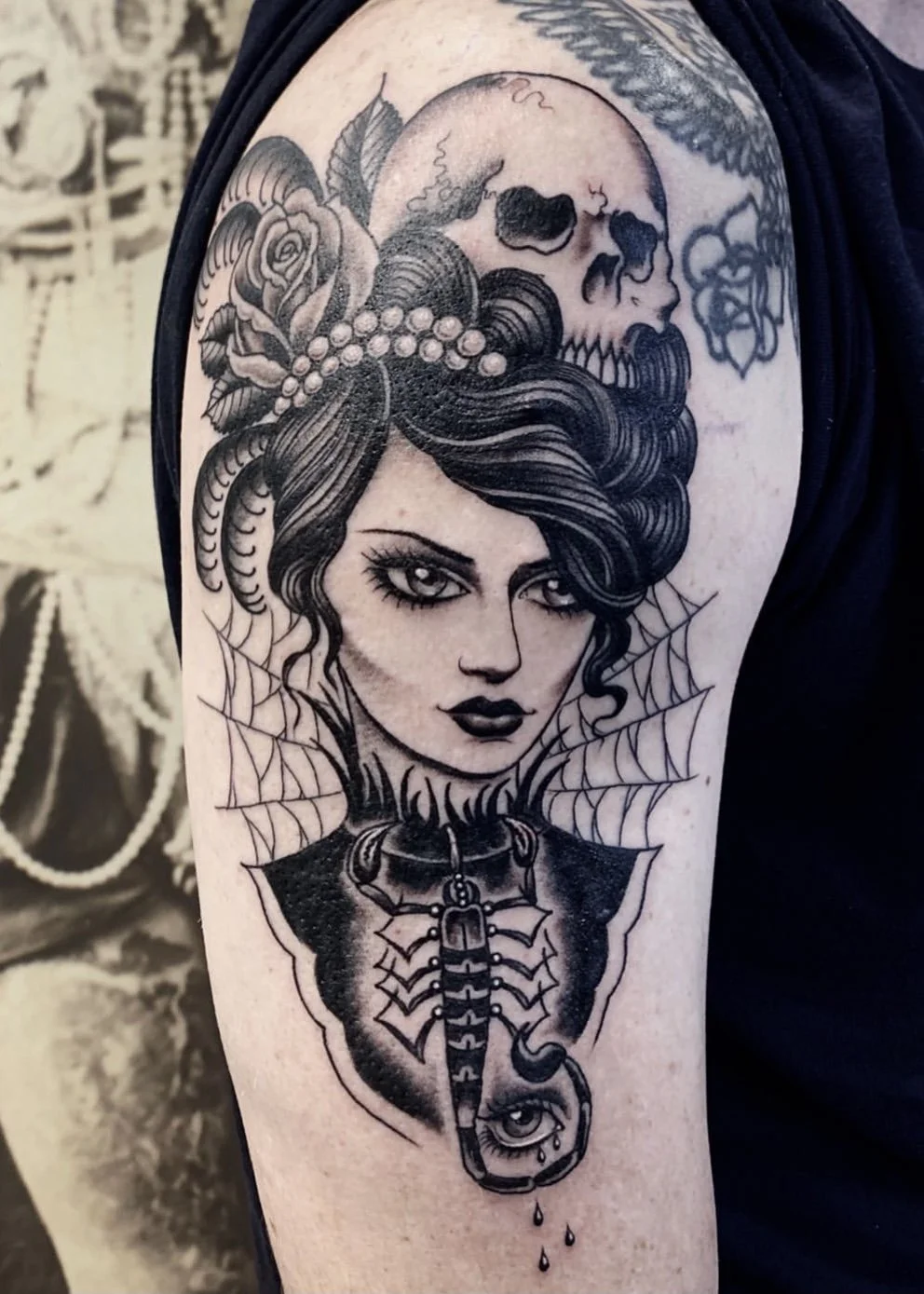 Raven Eye Tattoo