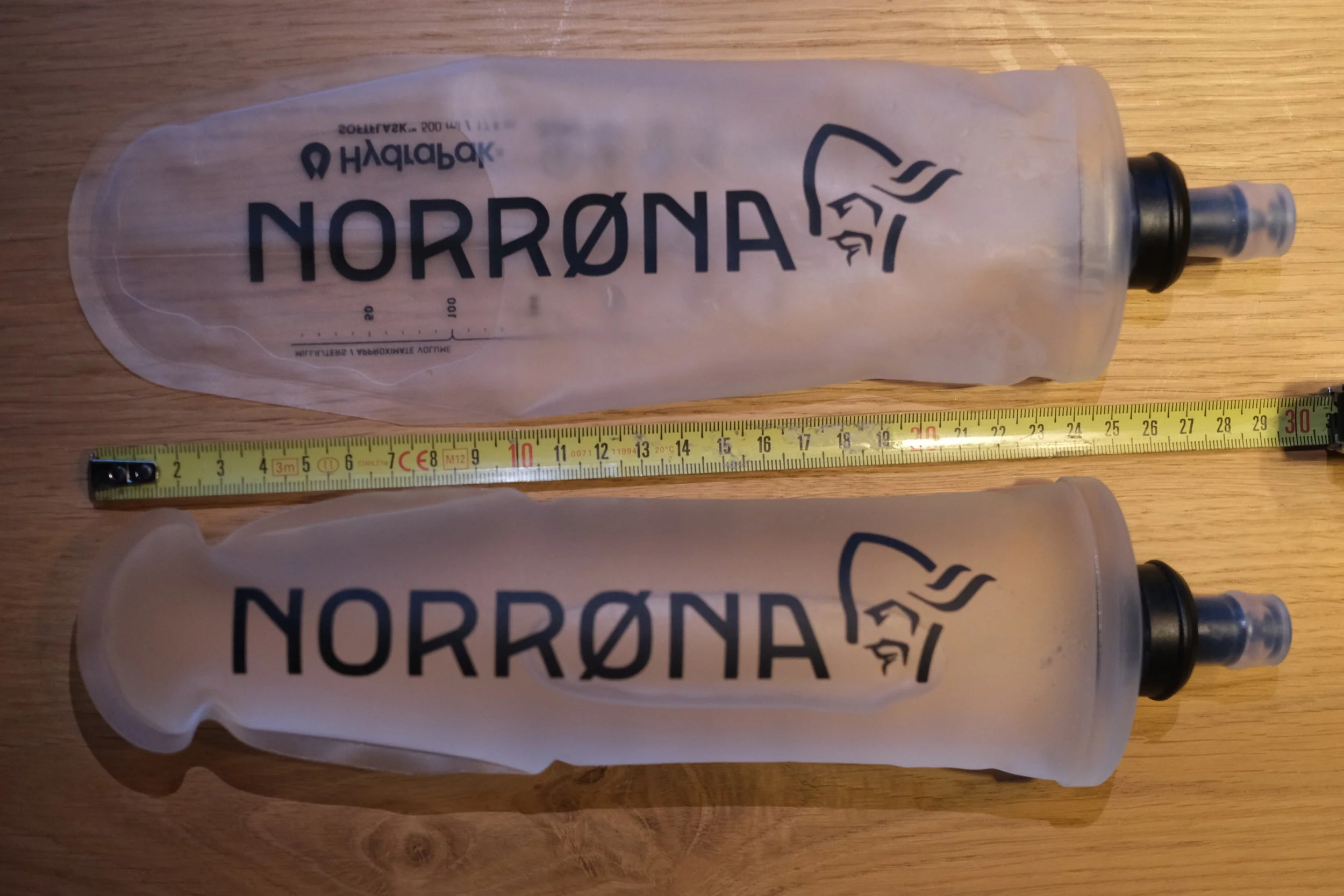 Soft flask size
