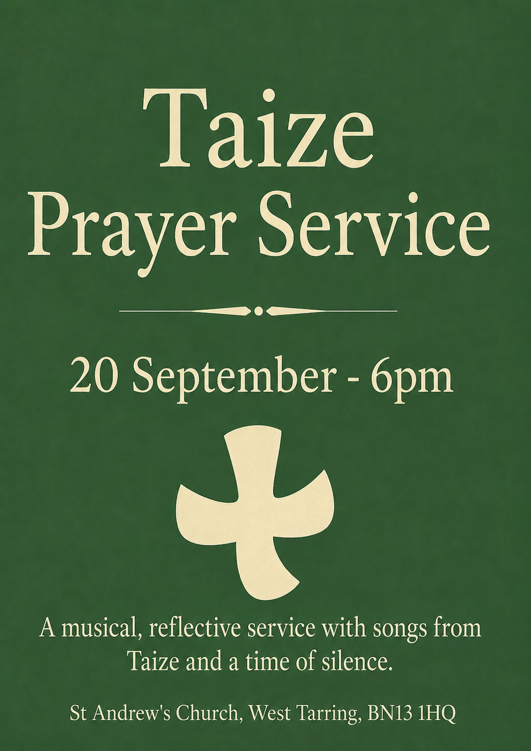 Taize Prayer Service